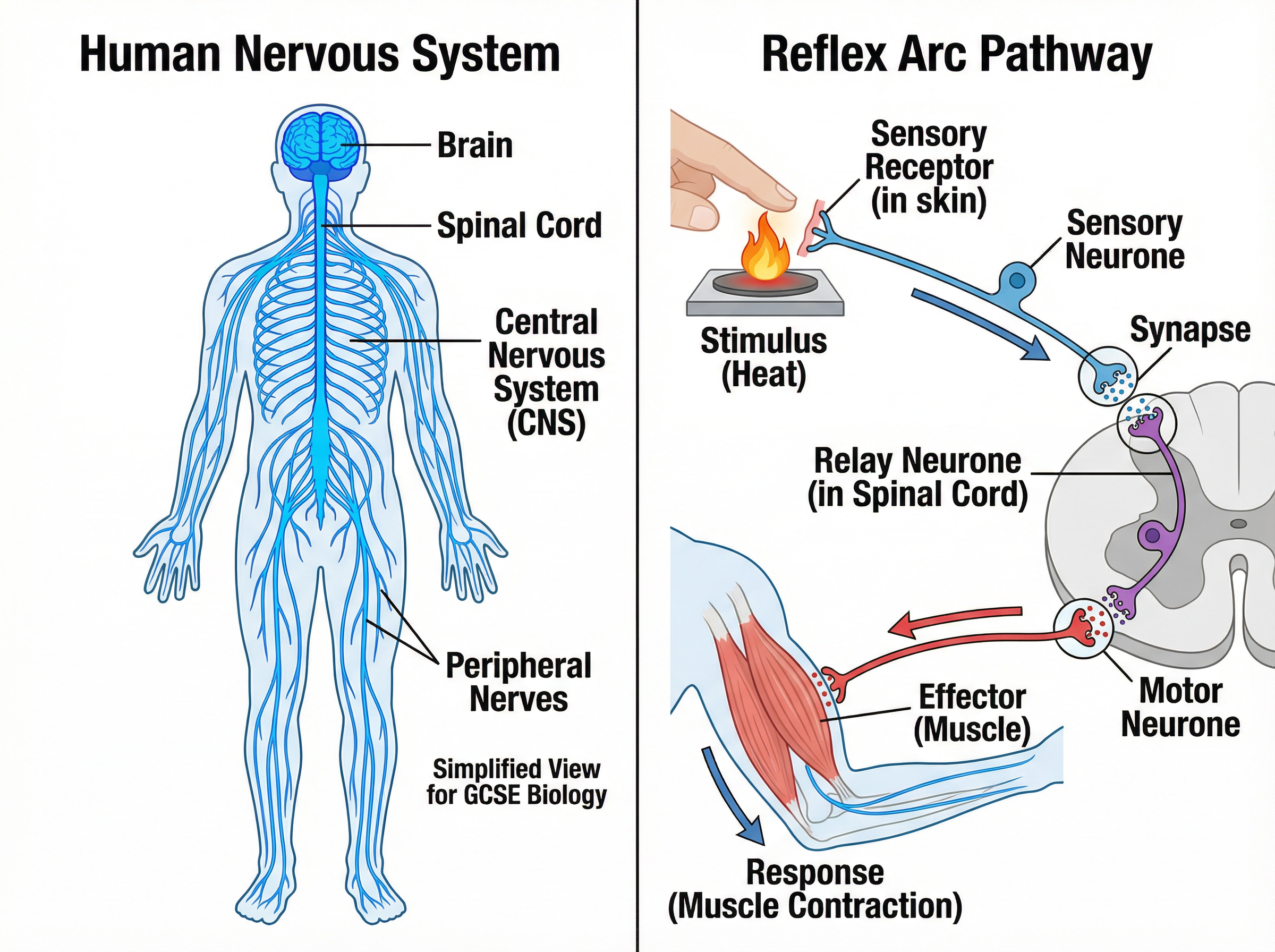 The Nervous System and Reflex Arc