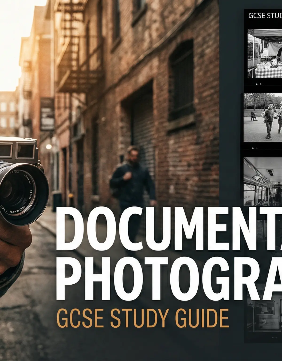 Header image for the Documentary Photography study guide.