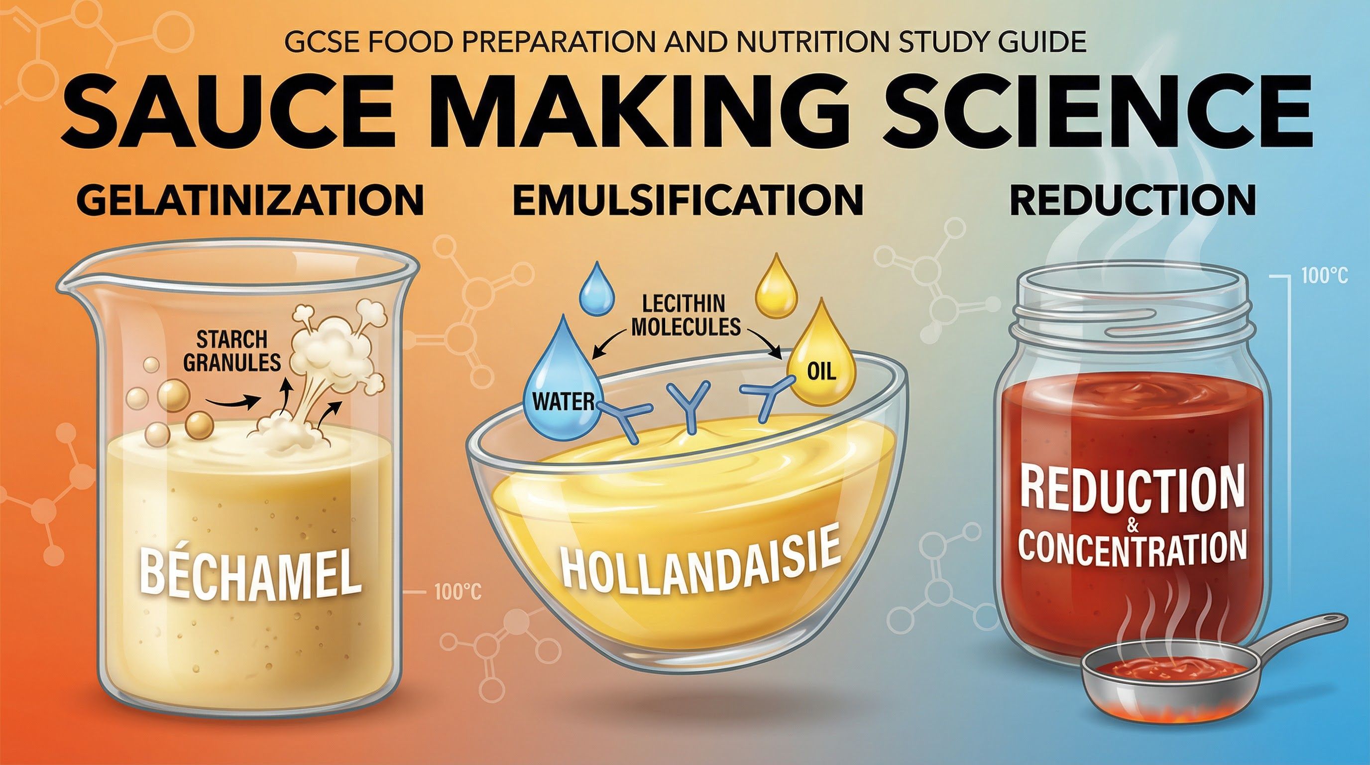 Sauce making – Food Preparation and Nutrition – GCSE