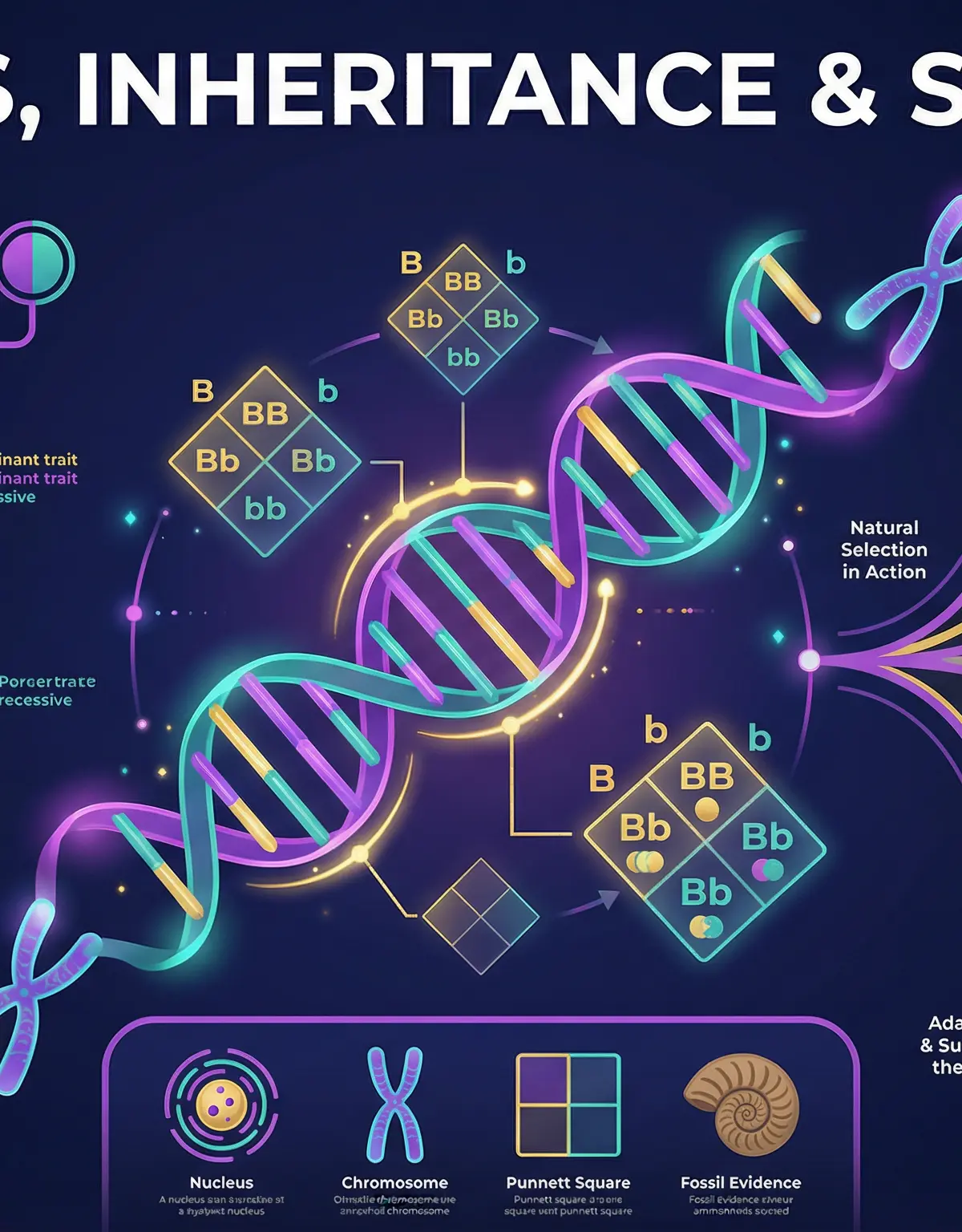 Header image for Genes, Inheritance & Selection