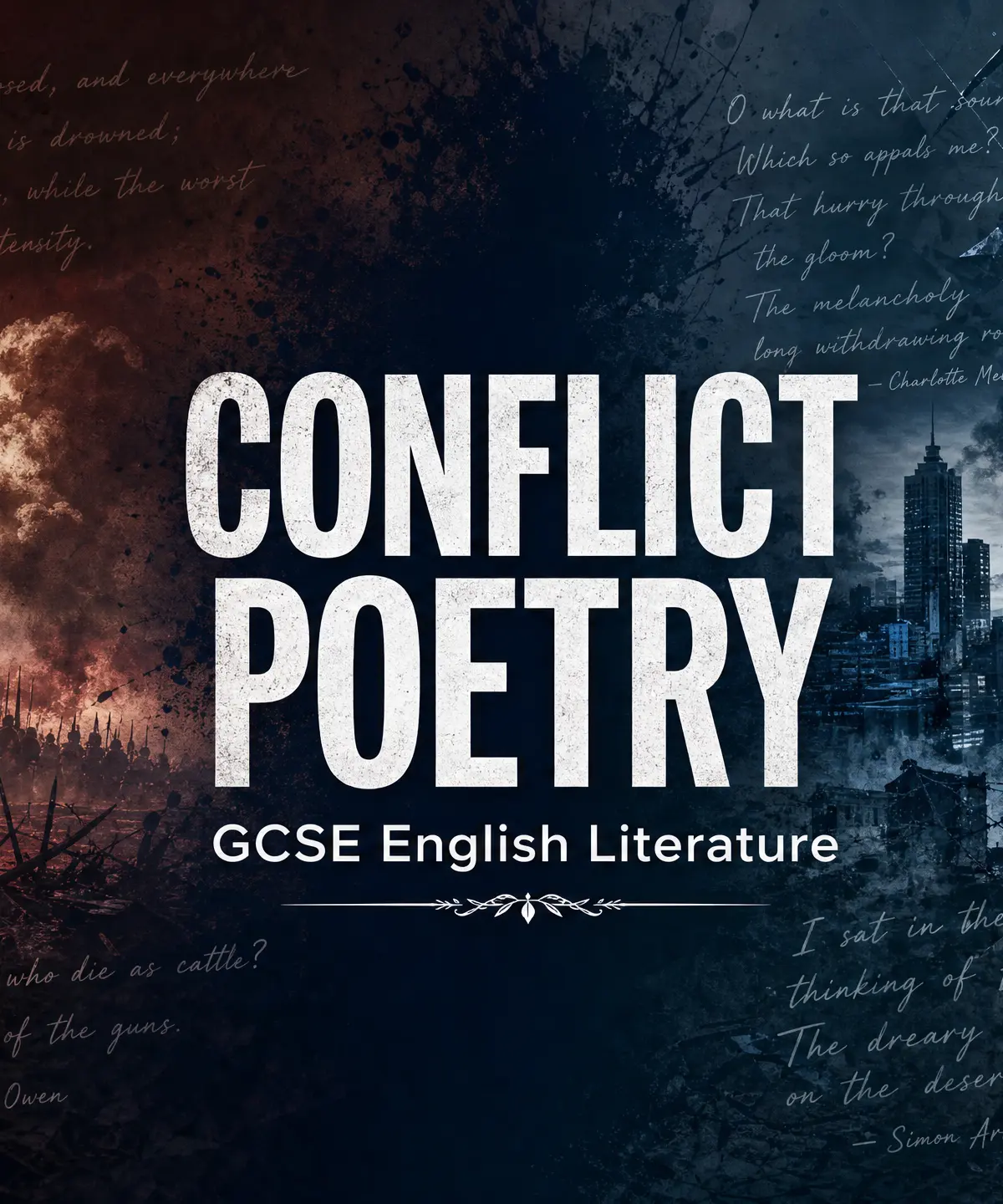 Header image for Conflict Poetry