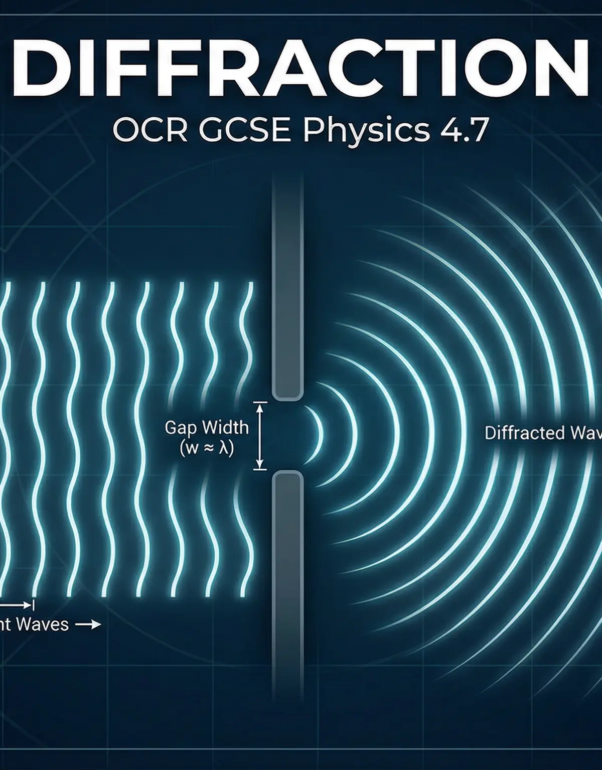 Header image for OCR GCSE Physics 4.7: Diffraction