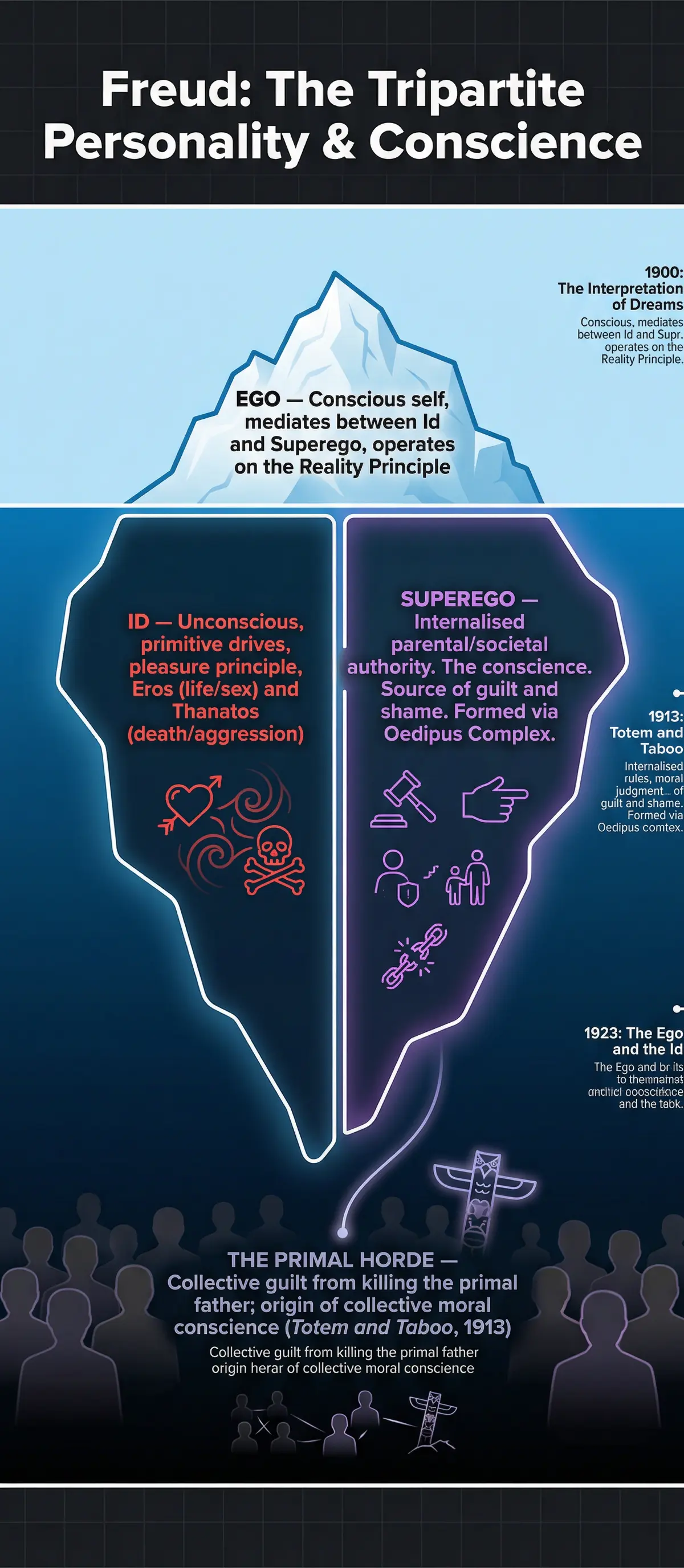 Freud: The Tripartite Personality & Conscience