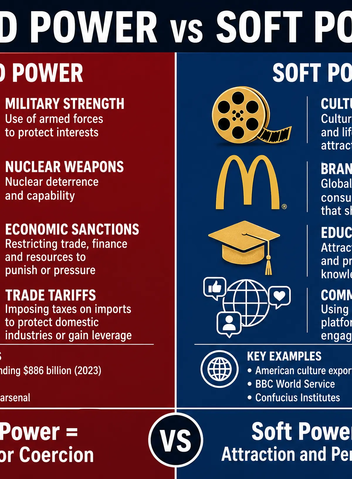 Hard Power vs Soft Power