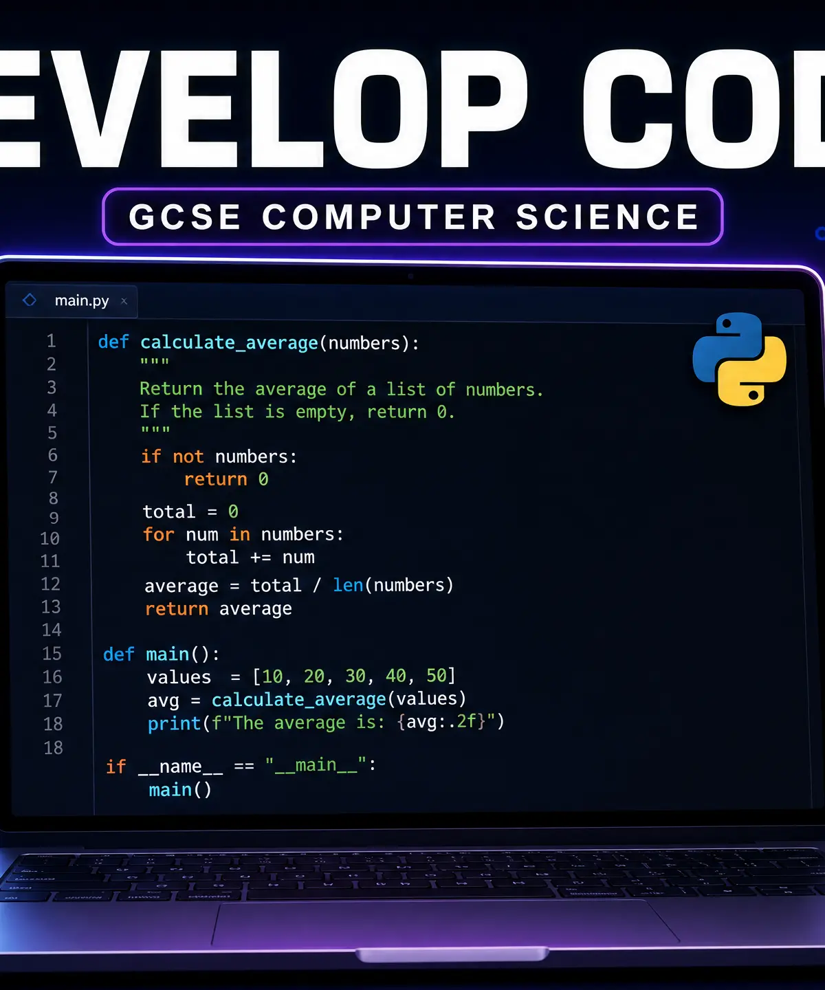 Develop Code - Core Python Skills
