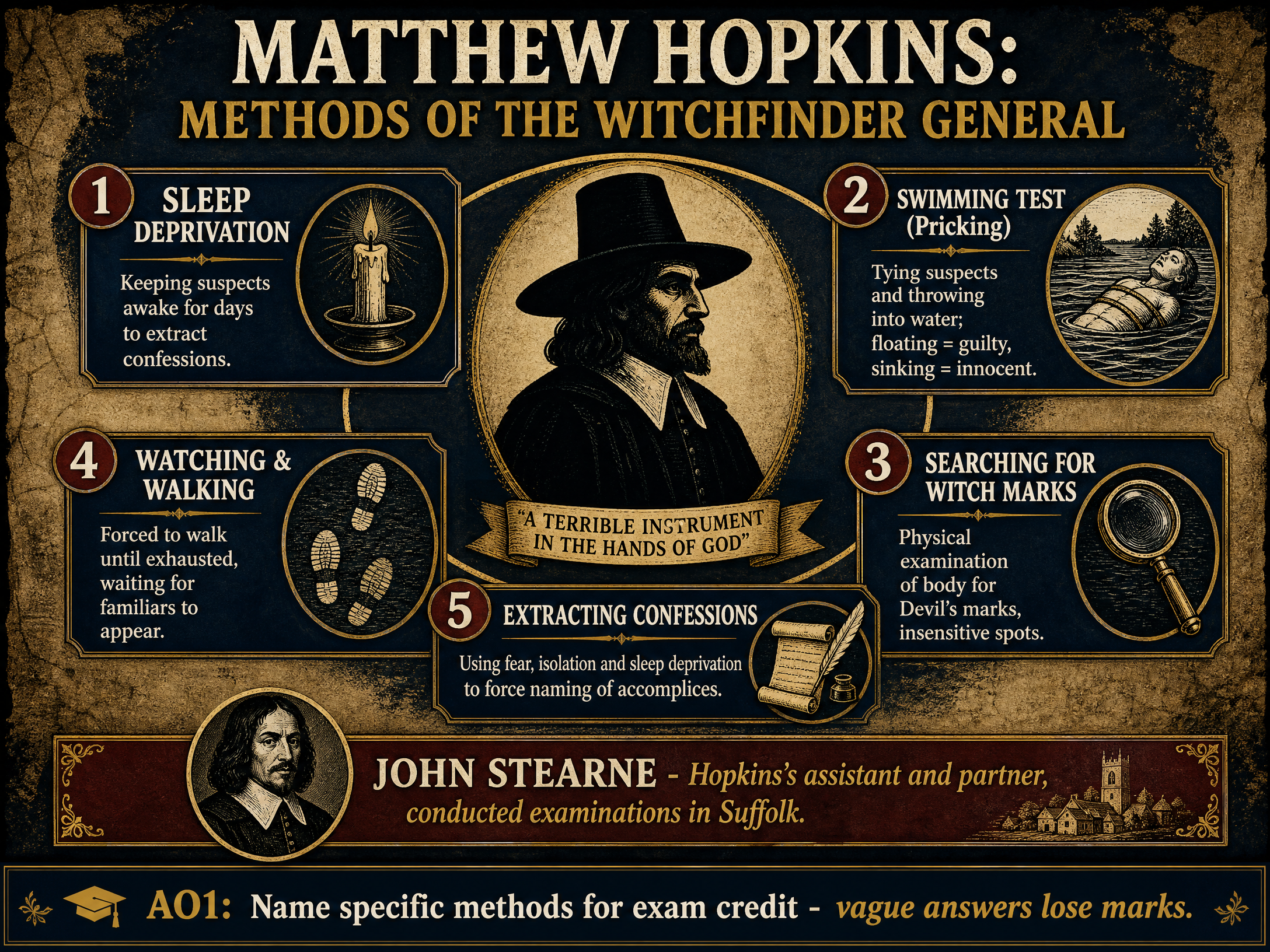 Matthew Hopkins: Methods of the Witchfinder General