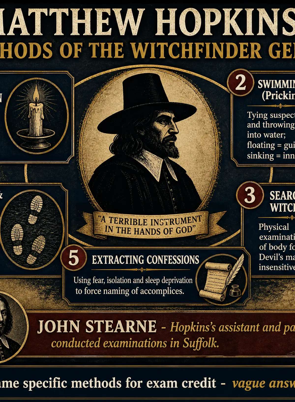 Matthew Hopkins: Methods of the Witchfinder General