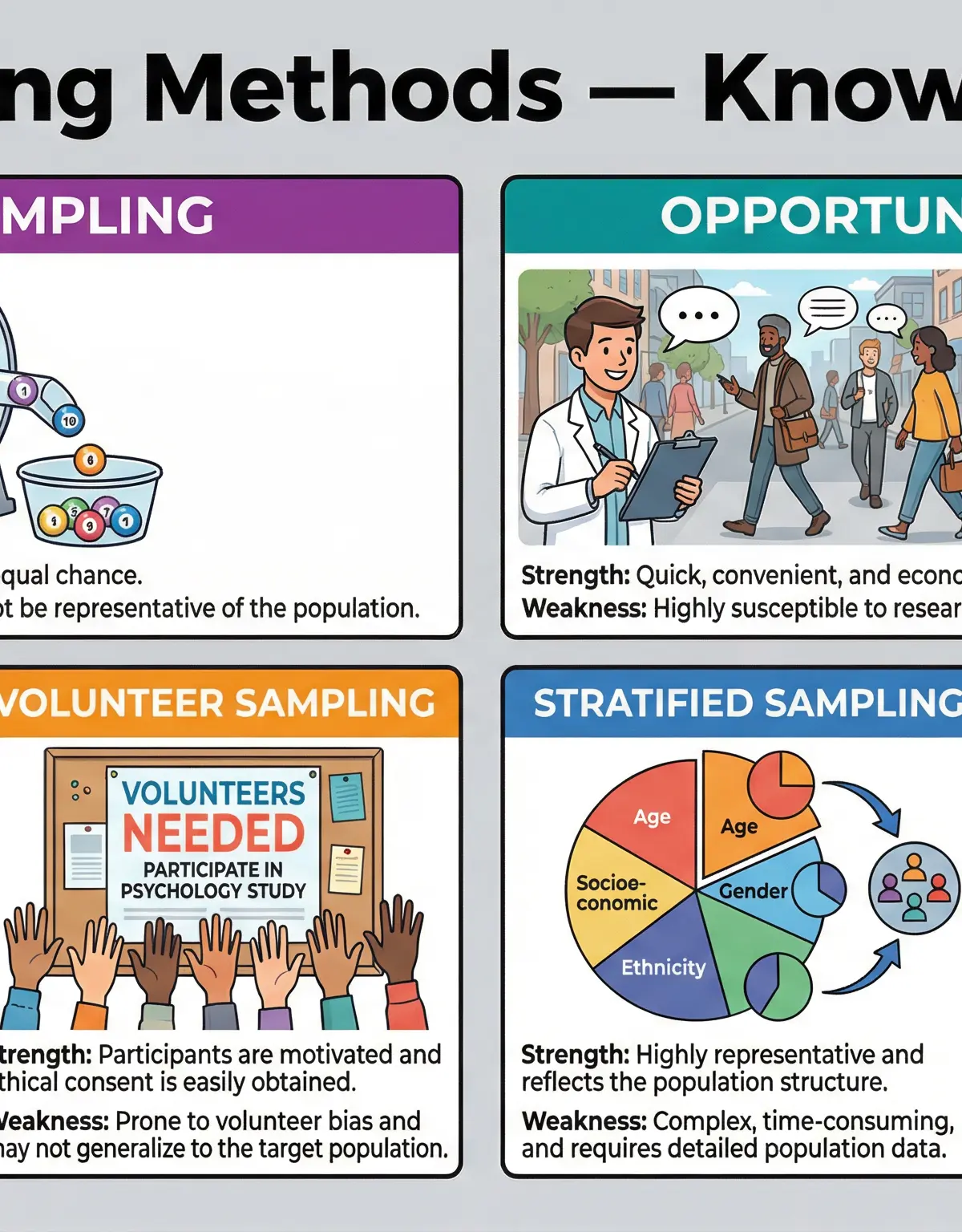 Infographic: The 5 Sampling Methods