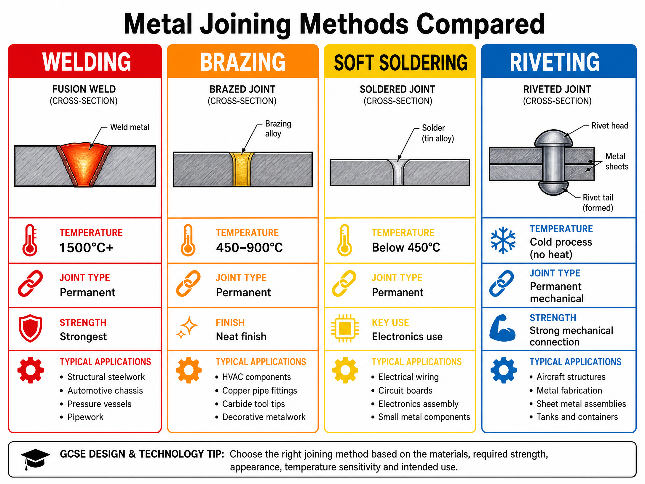 Metal Joining Methods Compared