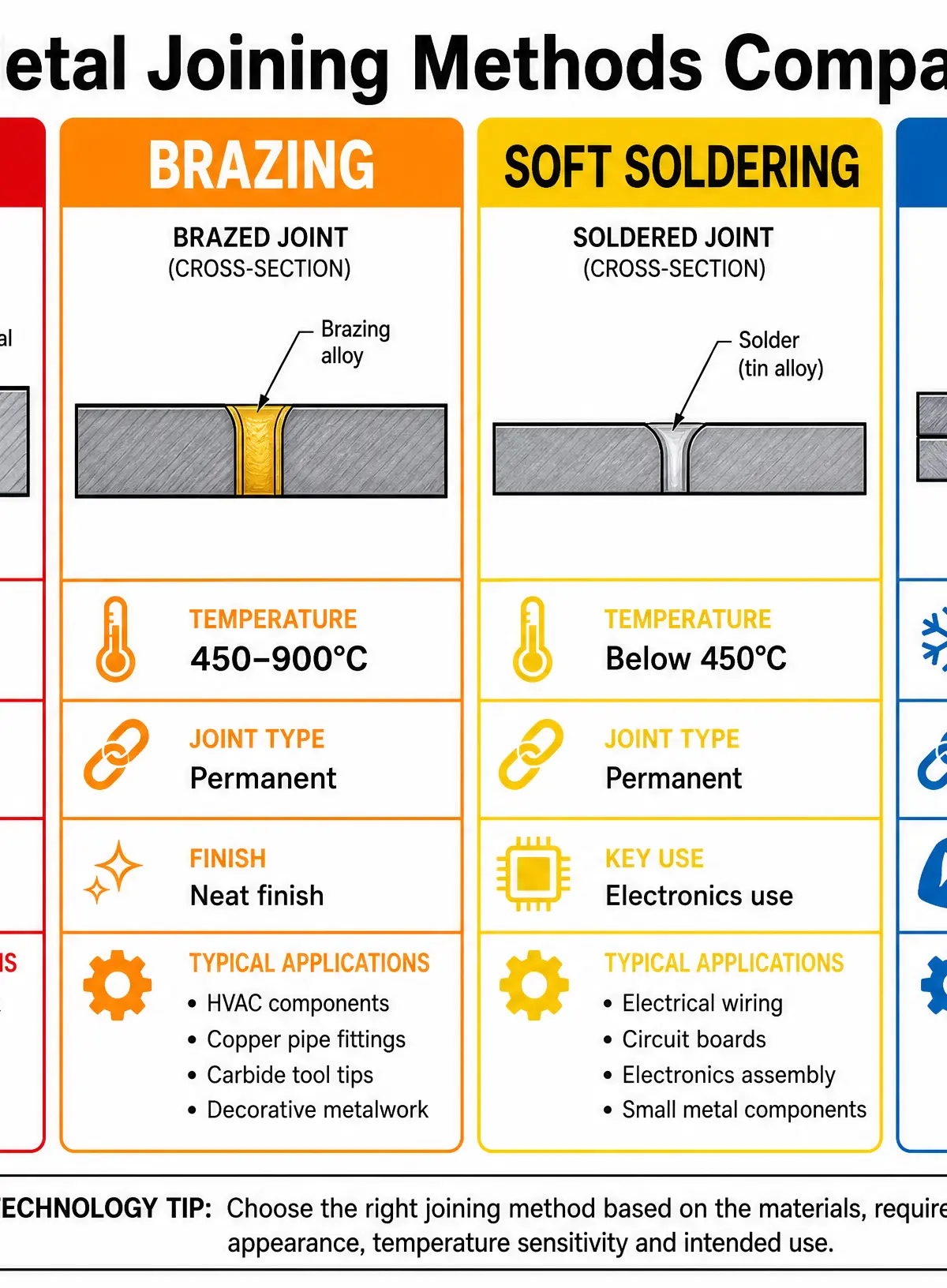Metal Joining Methods Compared