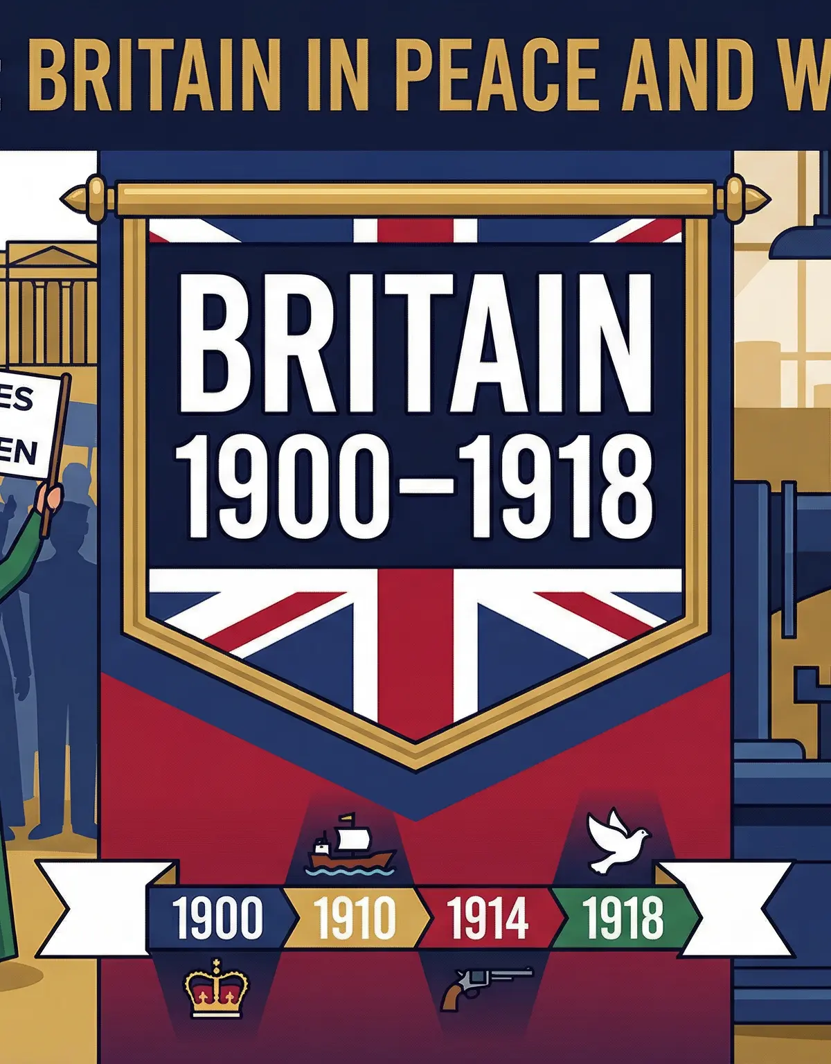 GCSE History: Britain in Peace and War, 1900–1918