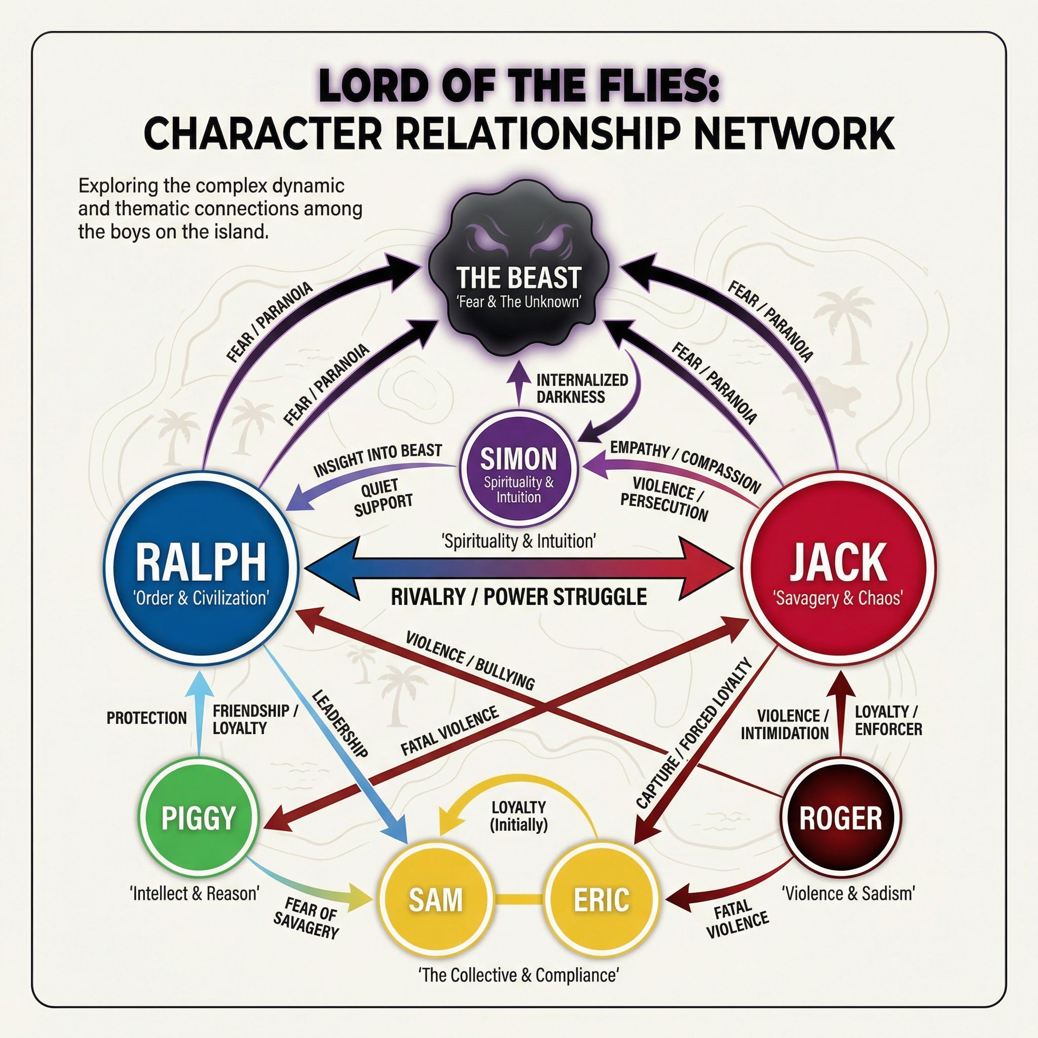 Character Relationships in Lord of the Flies