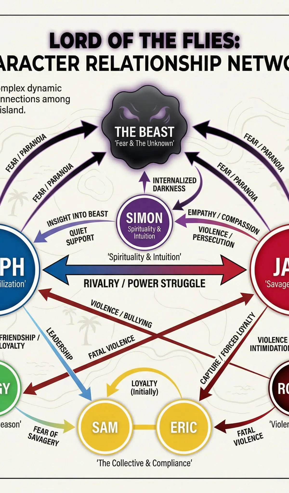 Character Relationships in Lord of the Flies