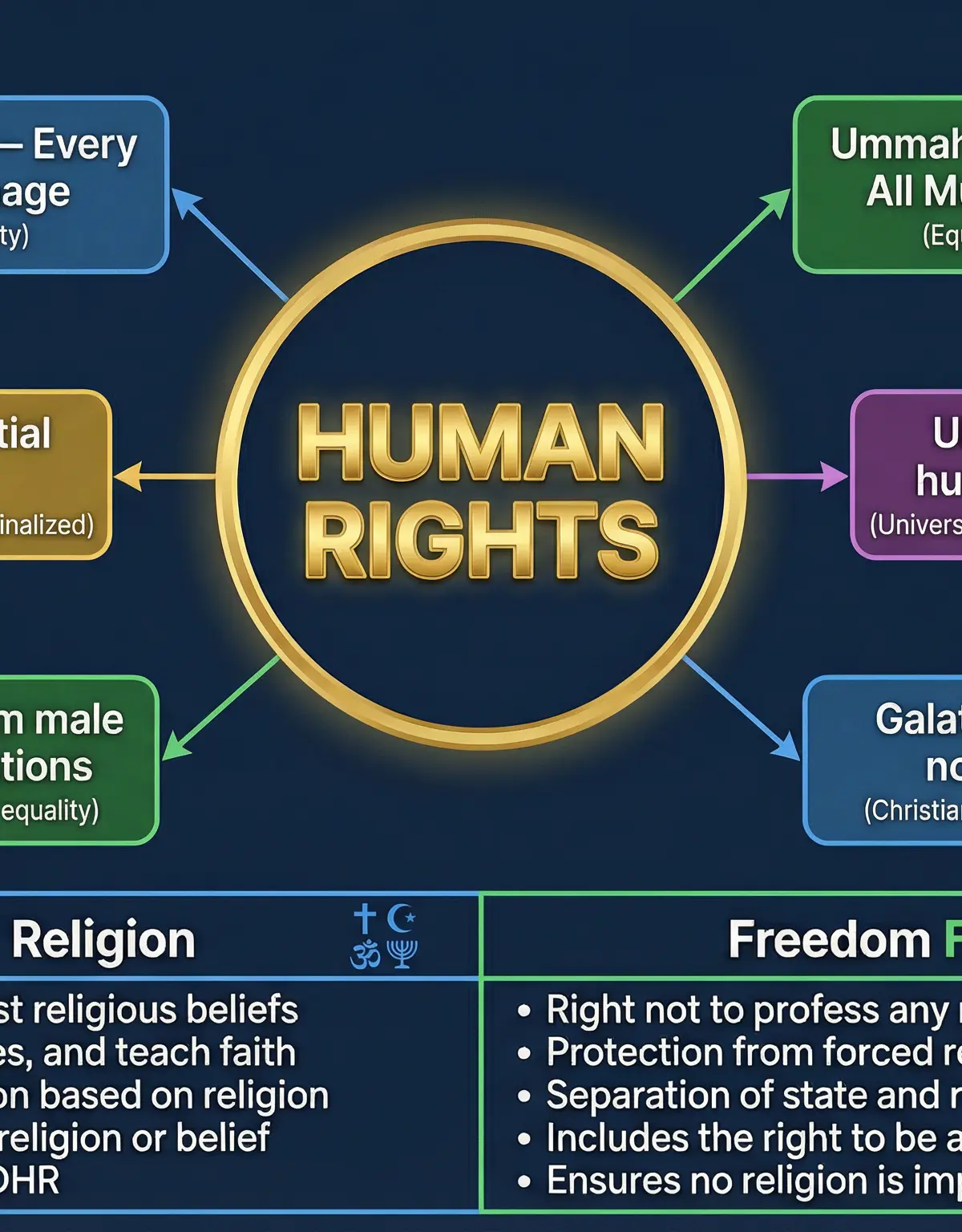 Religious & Secular Frameworks for Human Rights