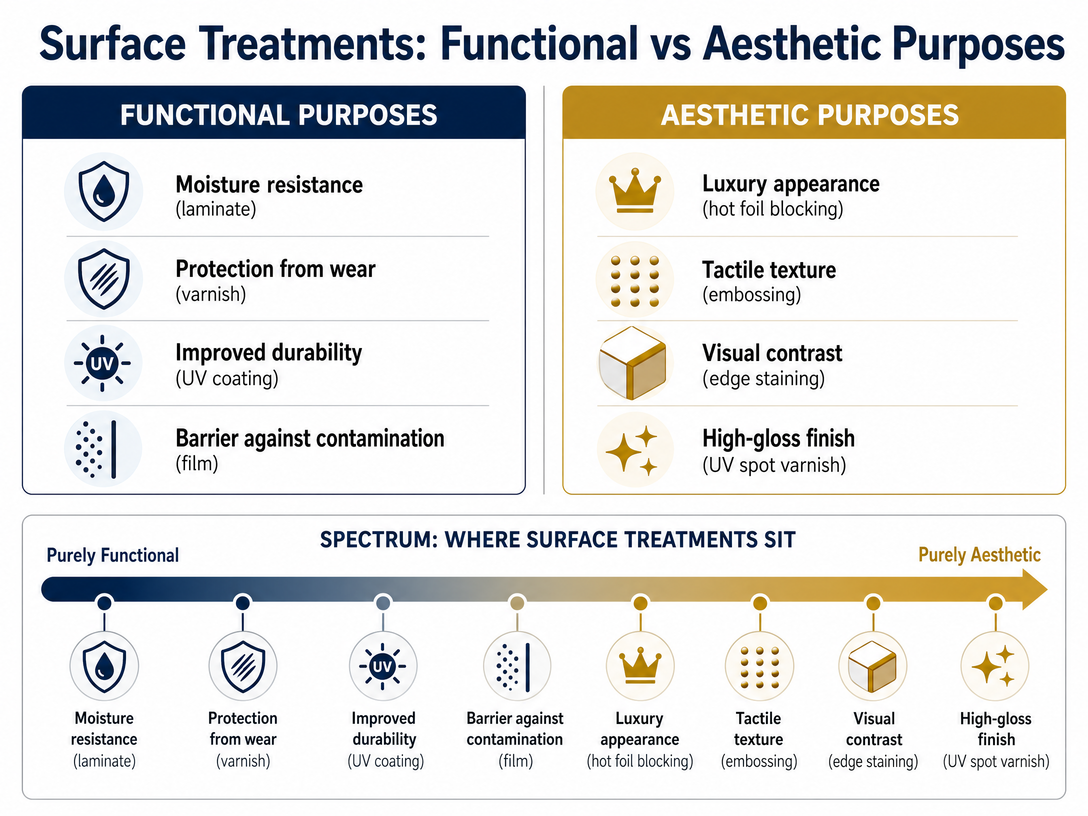 Functional vs Aesthetic Purposes