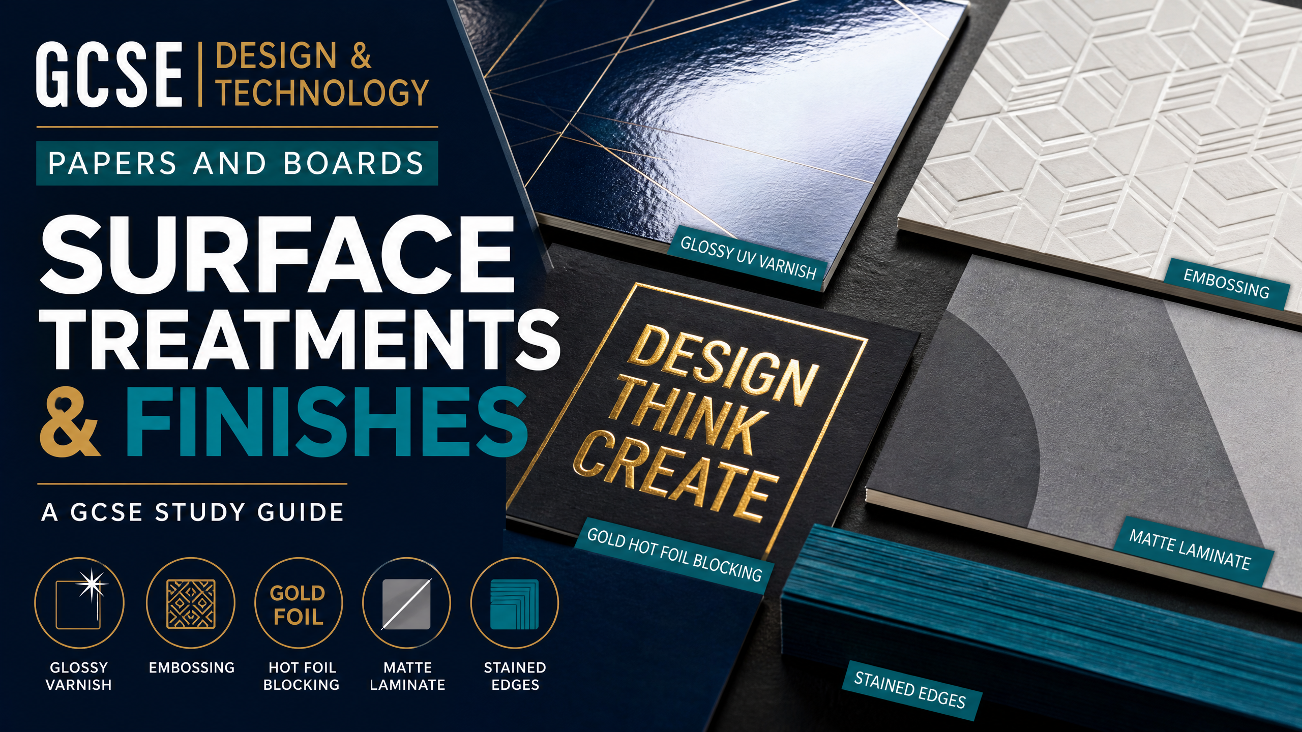 Header image for Papers and Boards: Surface Treatments and Finishes
