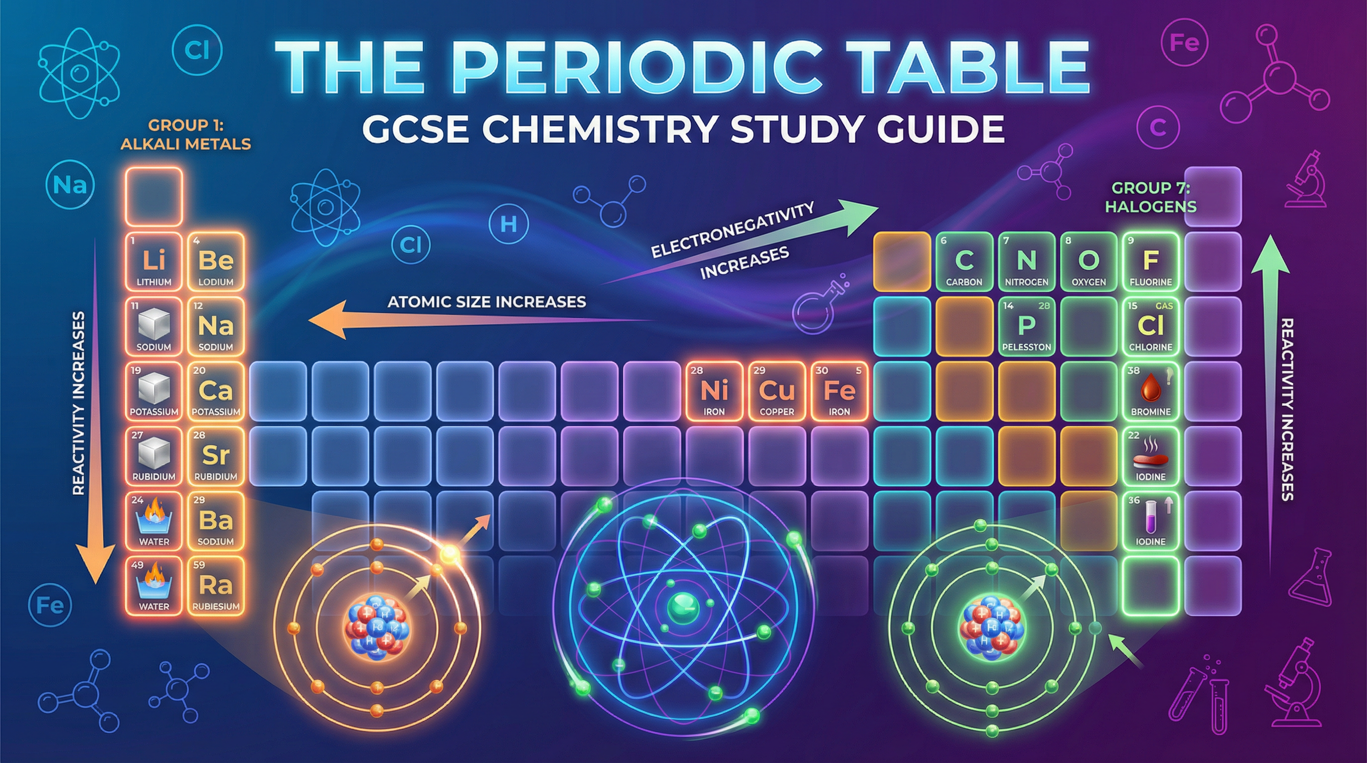 The Periodic Table – Chemistry – GCSE