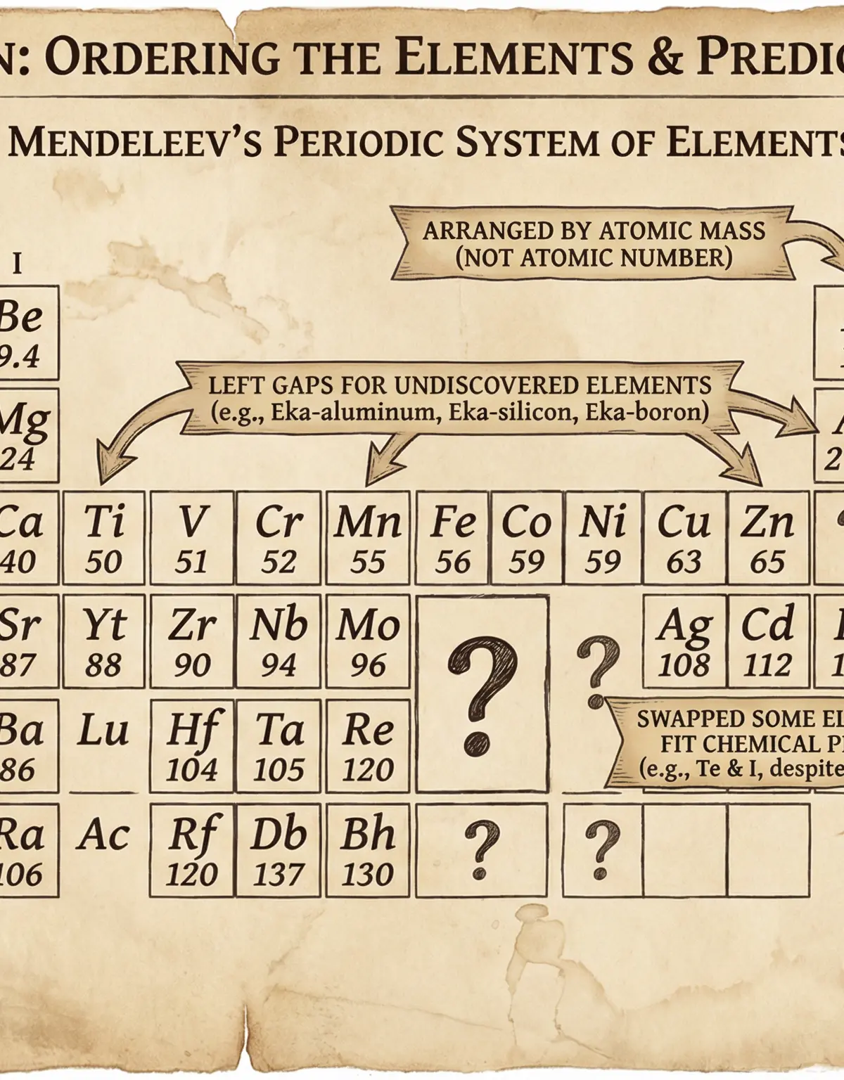 The Periodic Table – Chemistry – GCSE