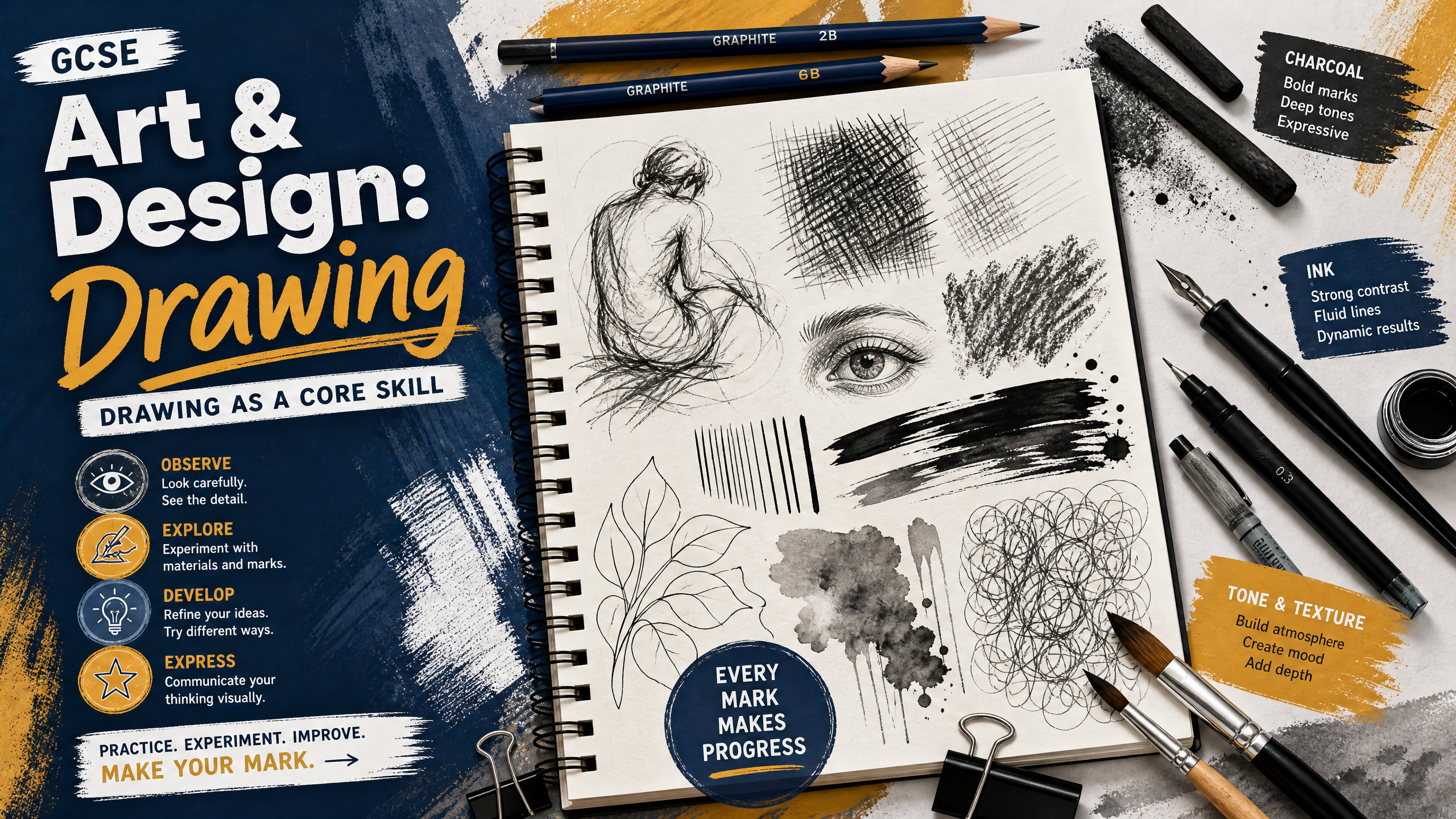 GCSE Art and Design: Drawing as a Core Skill