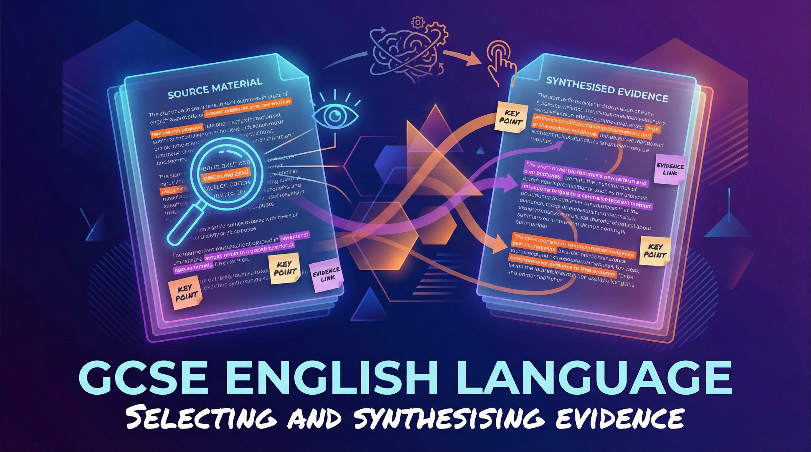 Selecting and Synthesising Evidence – English Language – GCSE