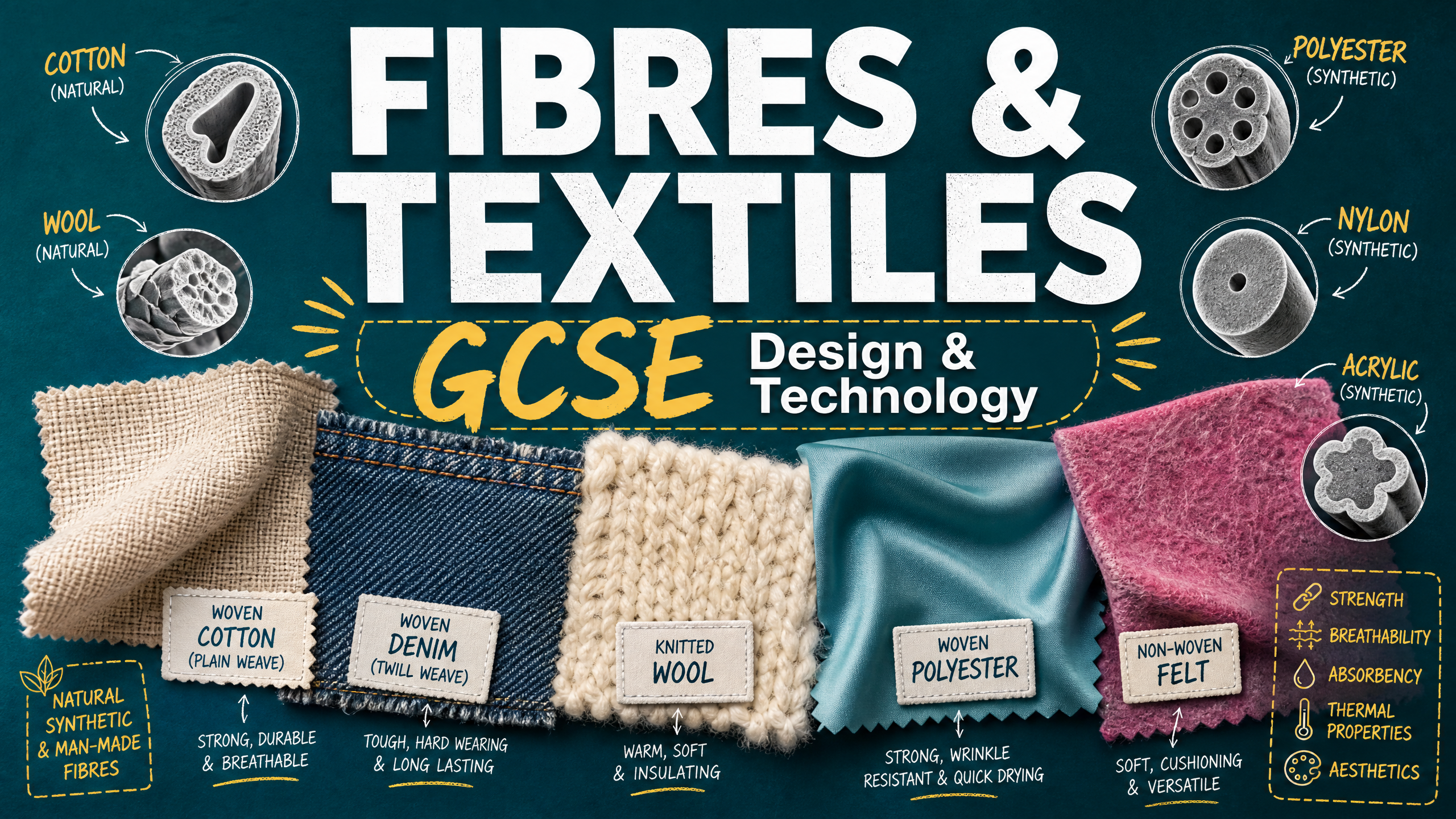 Header image for Fibres and Textiles