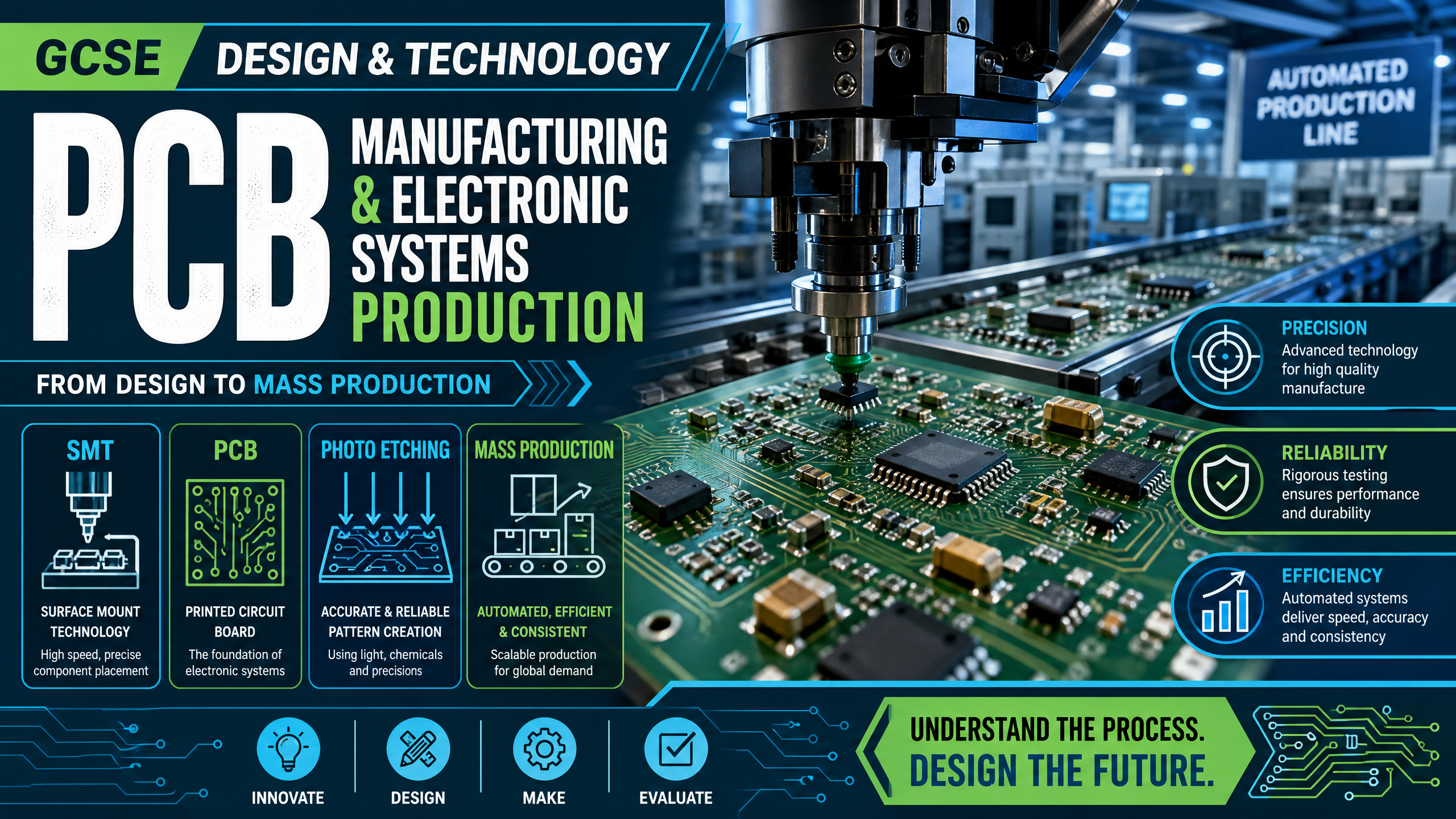 Header image for Systems: Alternative processes that can be used to manufacture components and systems to different scales of production