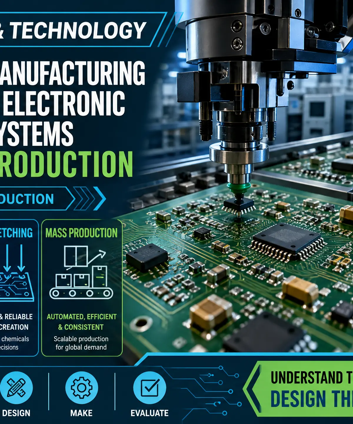 Header image for Systems: Alternative processes that can be used to manufacture components and systems to different scales of production
