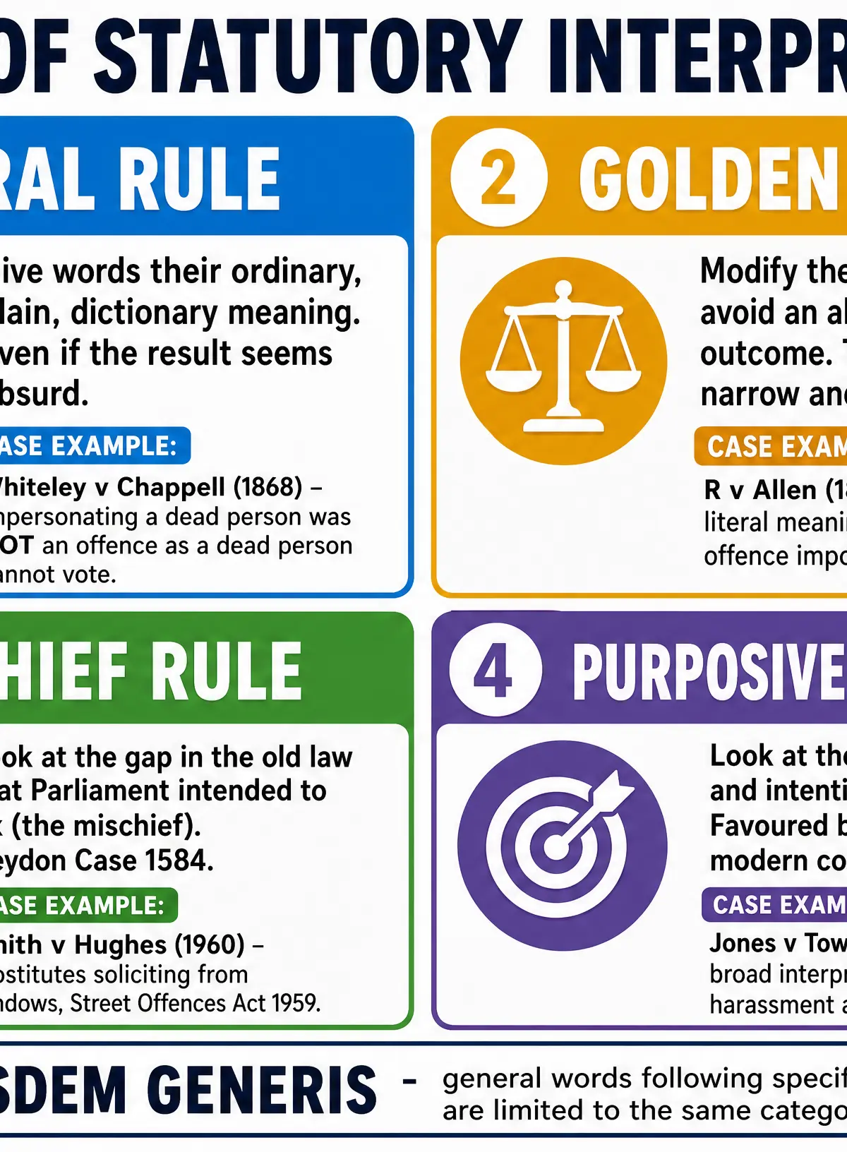 Rules of Statutory Interpretation