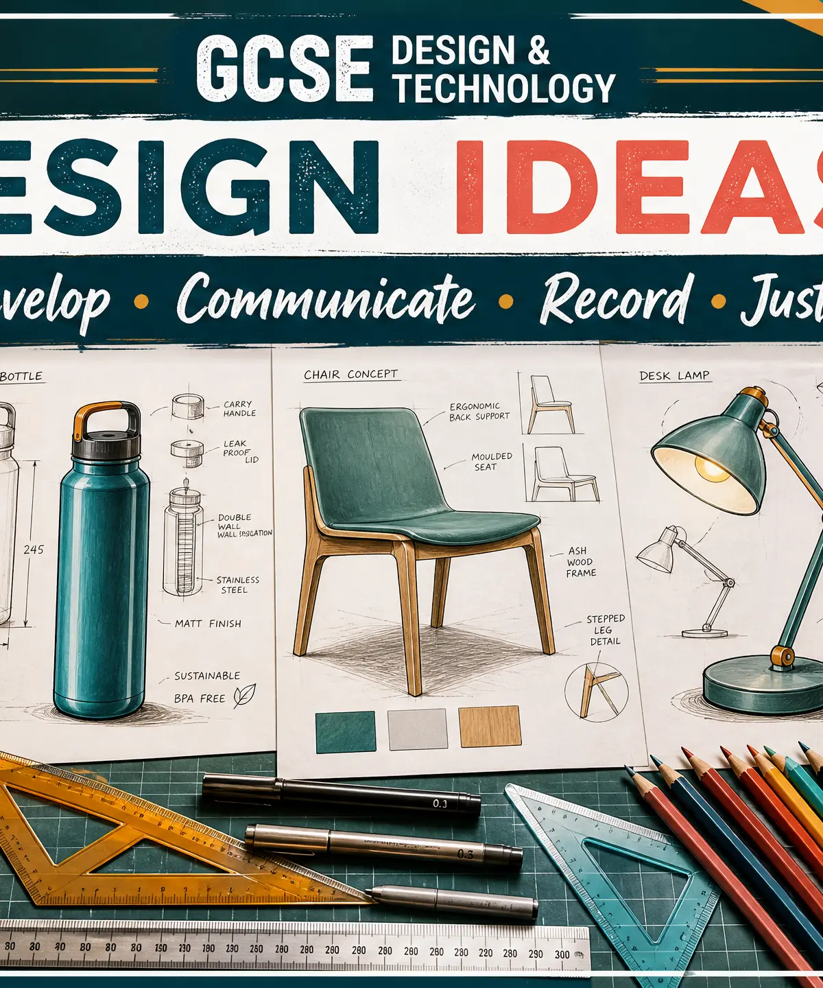 Topic 1.17: Develop, communicate, record and justify design ideas