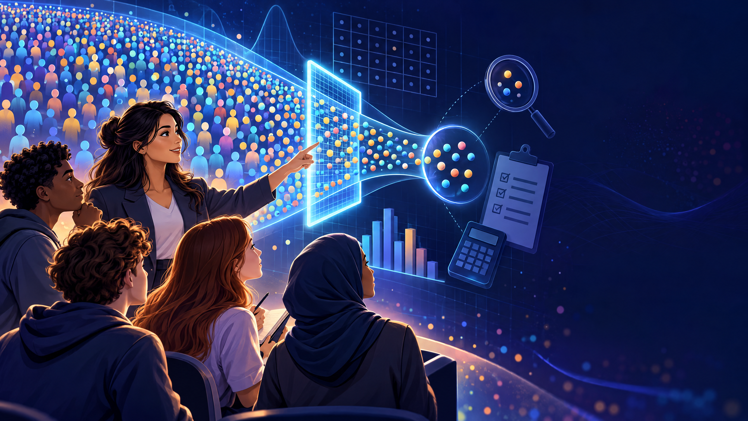 From population to sample: the central idea of statistical sampling.