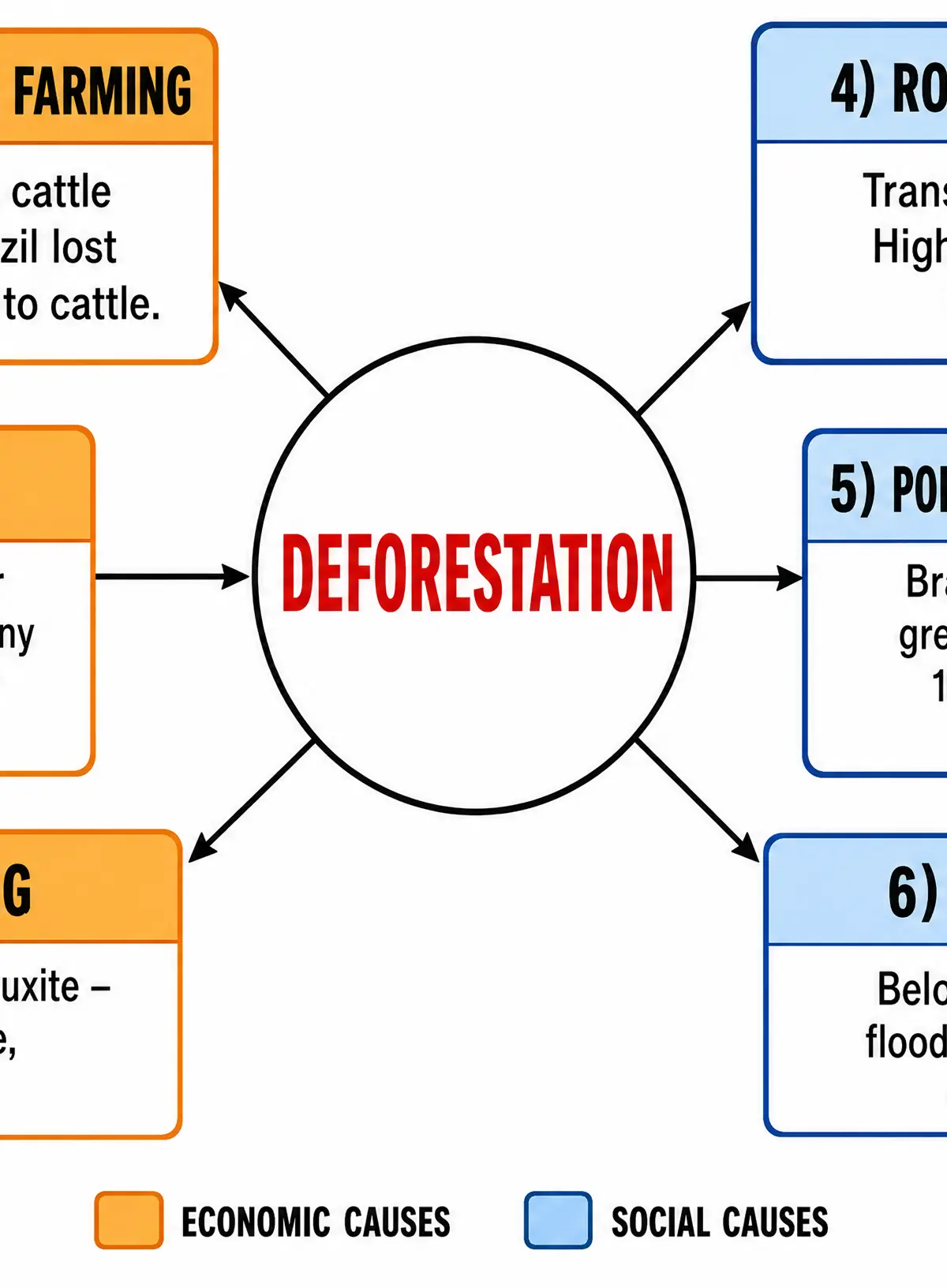 Causes of Deforestation in the Amazon