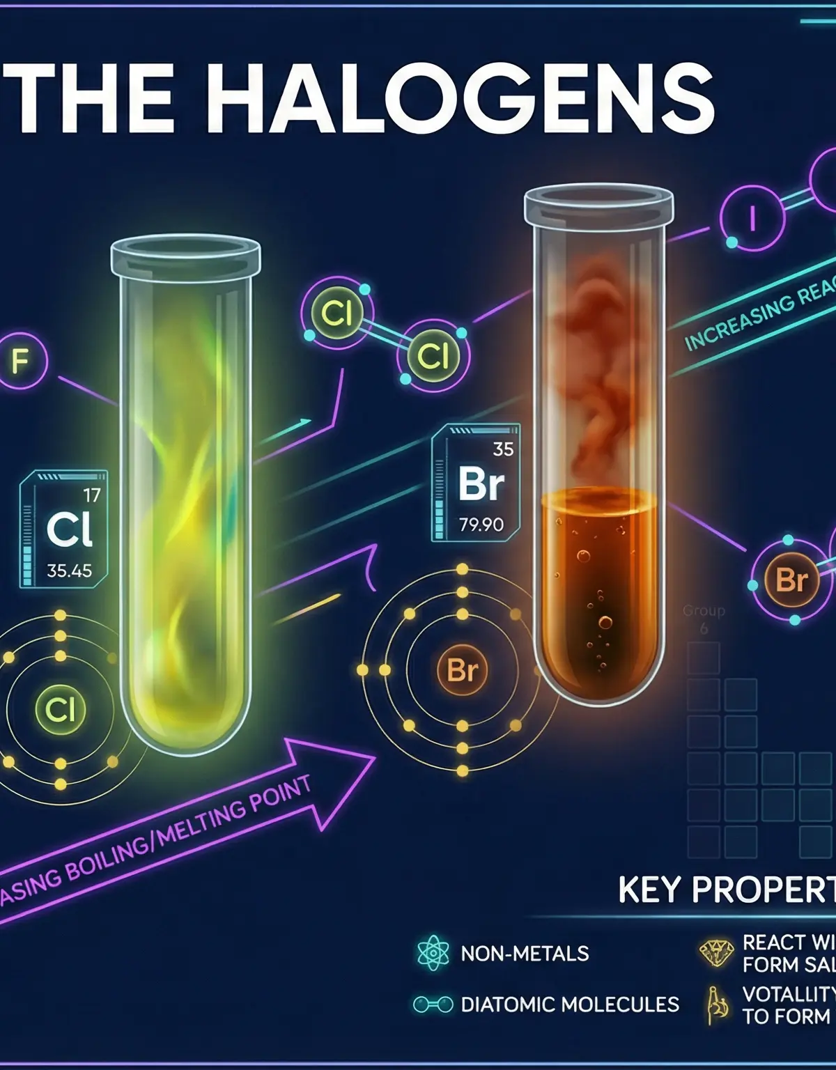 Header image for Group 7: The Halogens