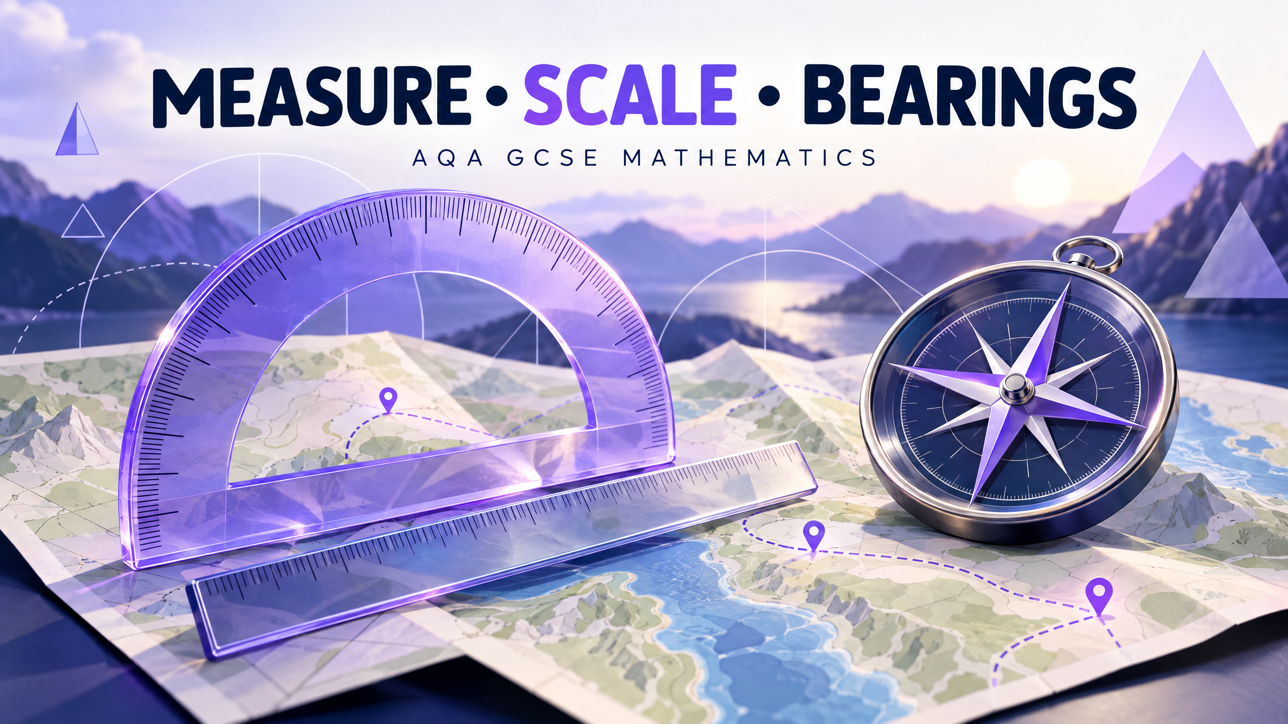 Measure, scale and bearings: AQA GCSE Mathematics.