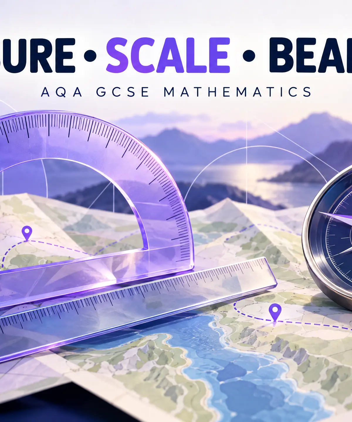 Measure, scale and bearings: AQA GCSE Mathematics.