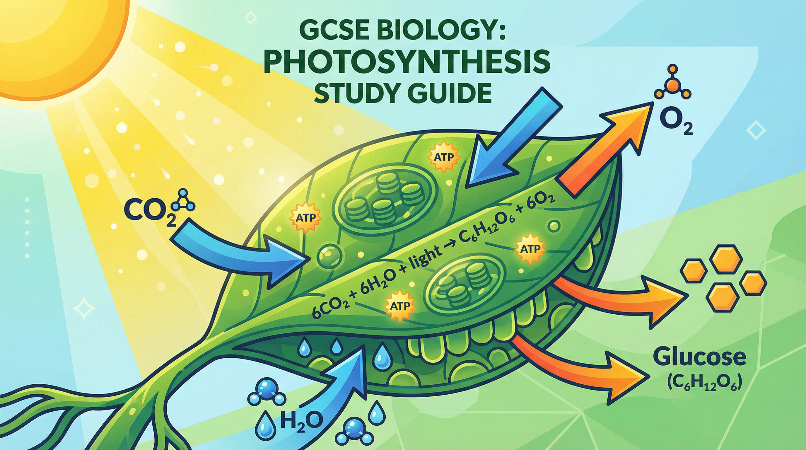 Photosynthesis — OCR GCSE study guide illustration