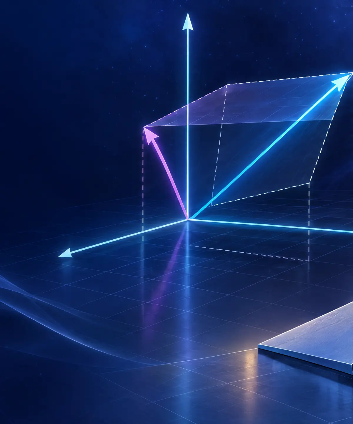 Vectors connect geometry, movement and force.