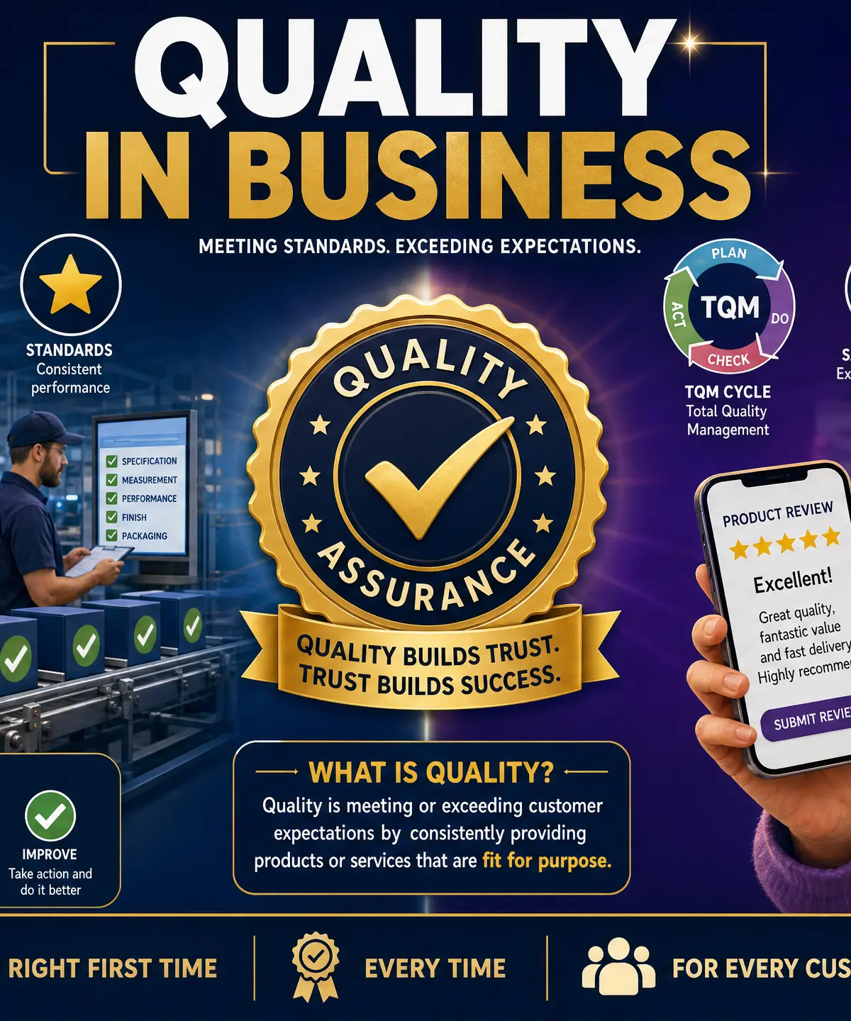 Quality in Business: Meeting Standards, Exceeding Expectations