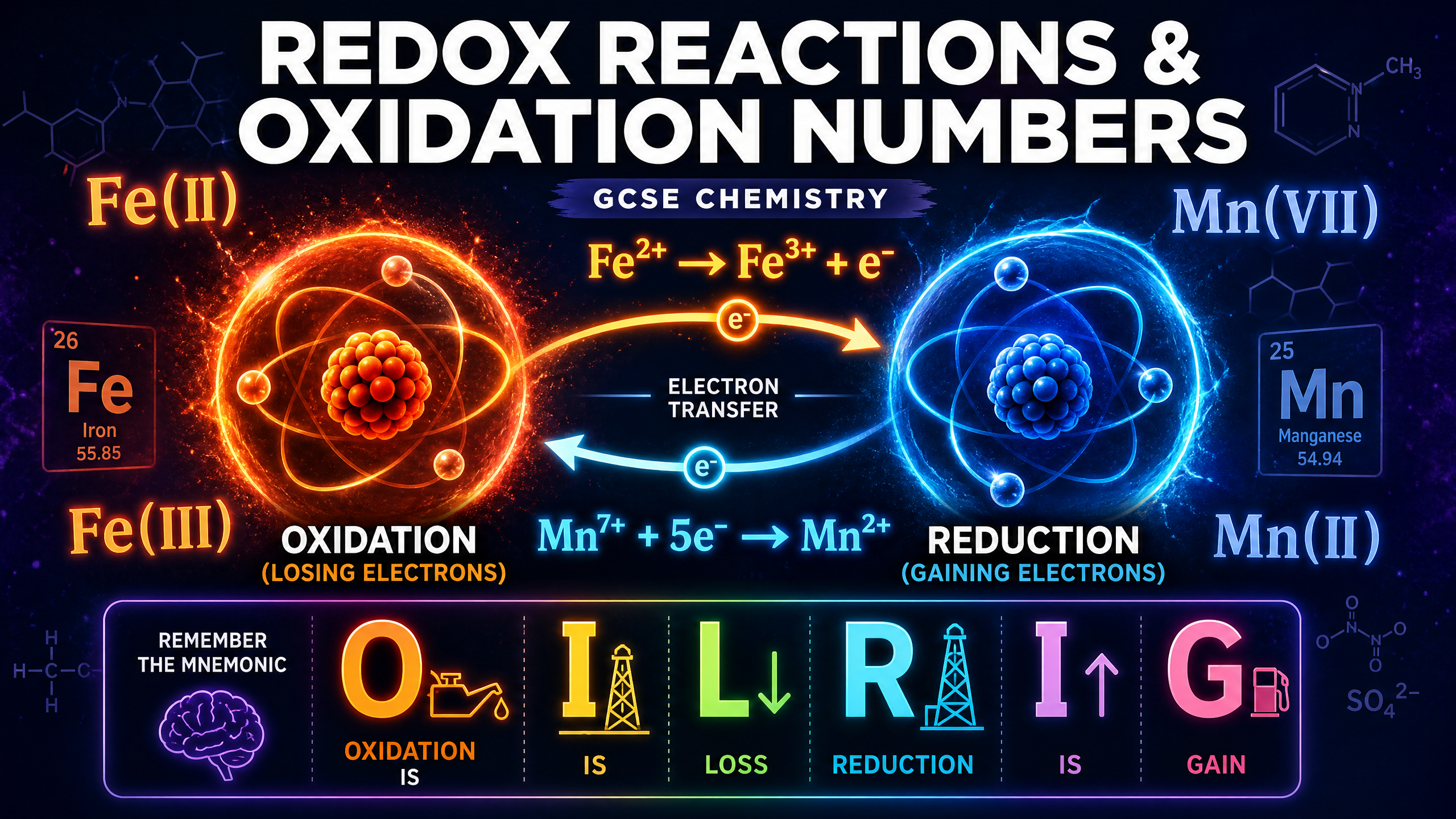 Header image for Oxidation Numbers and Redox Reactions