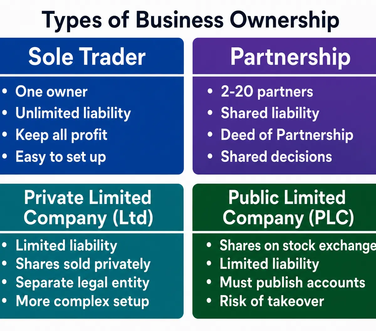 Types of Business Ownership
