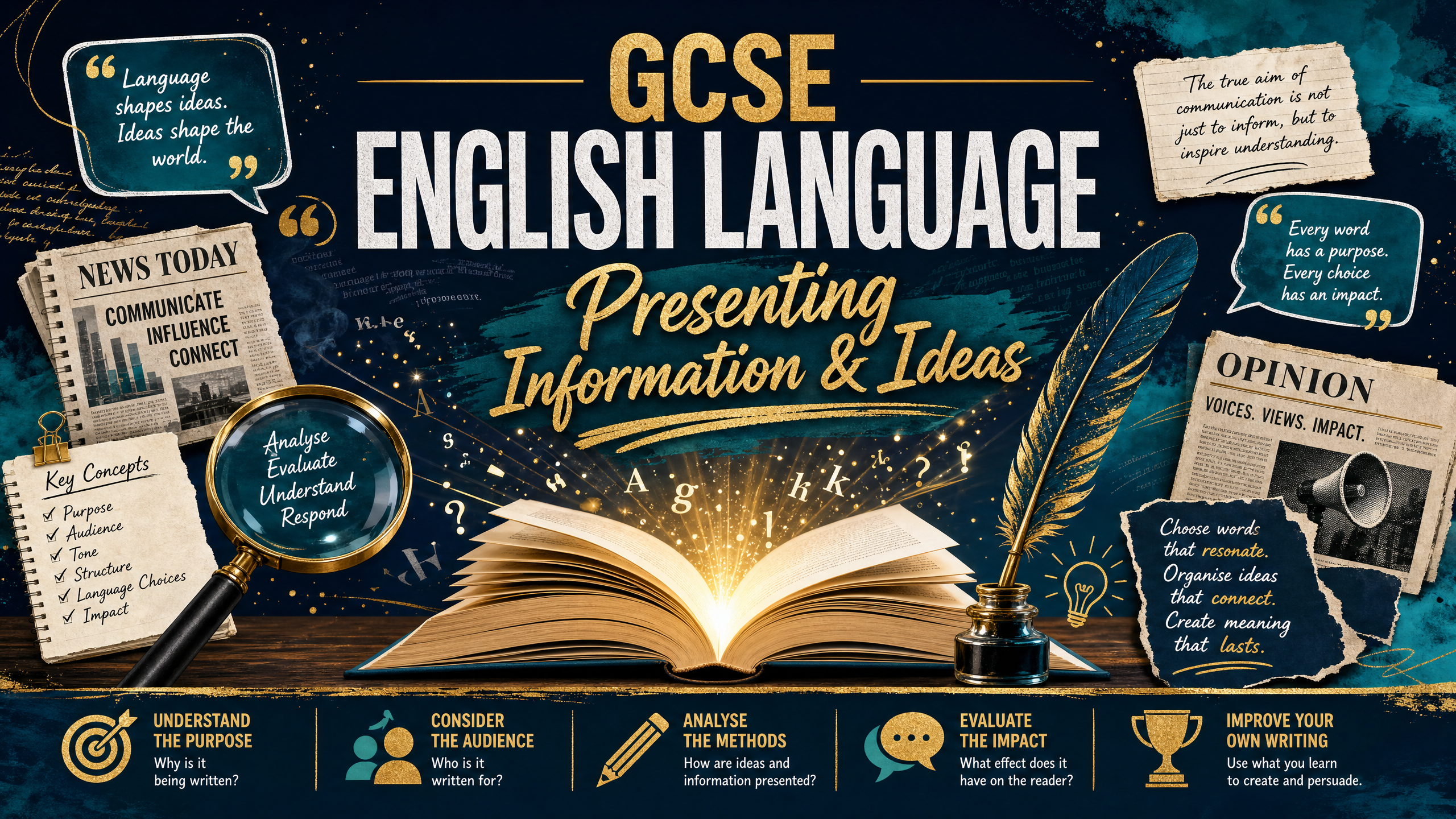 GCSE English Language: Presenting Information and Ideas