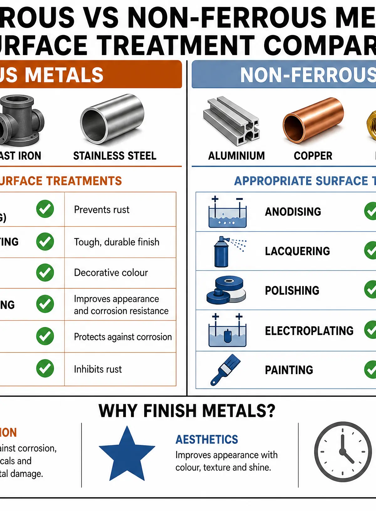 Ferrous vs Non-Ferrous Metals Comparison
