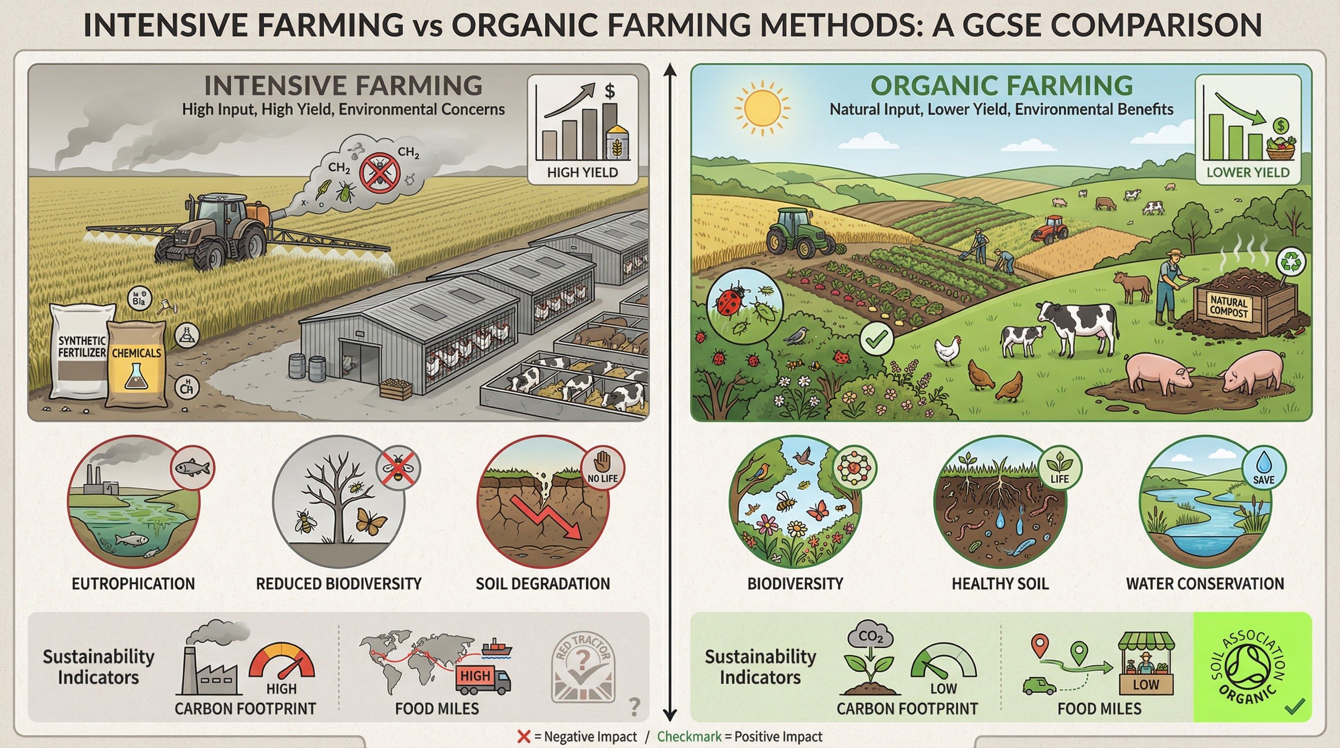 Intensive vs. Organic Farming: A GCSE Comparison