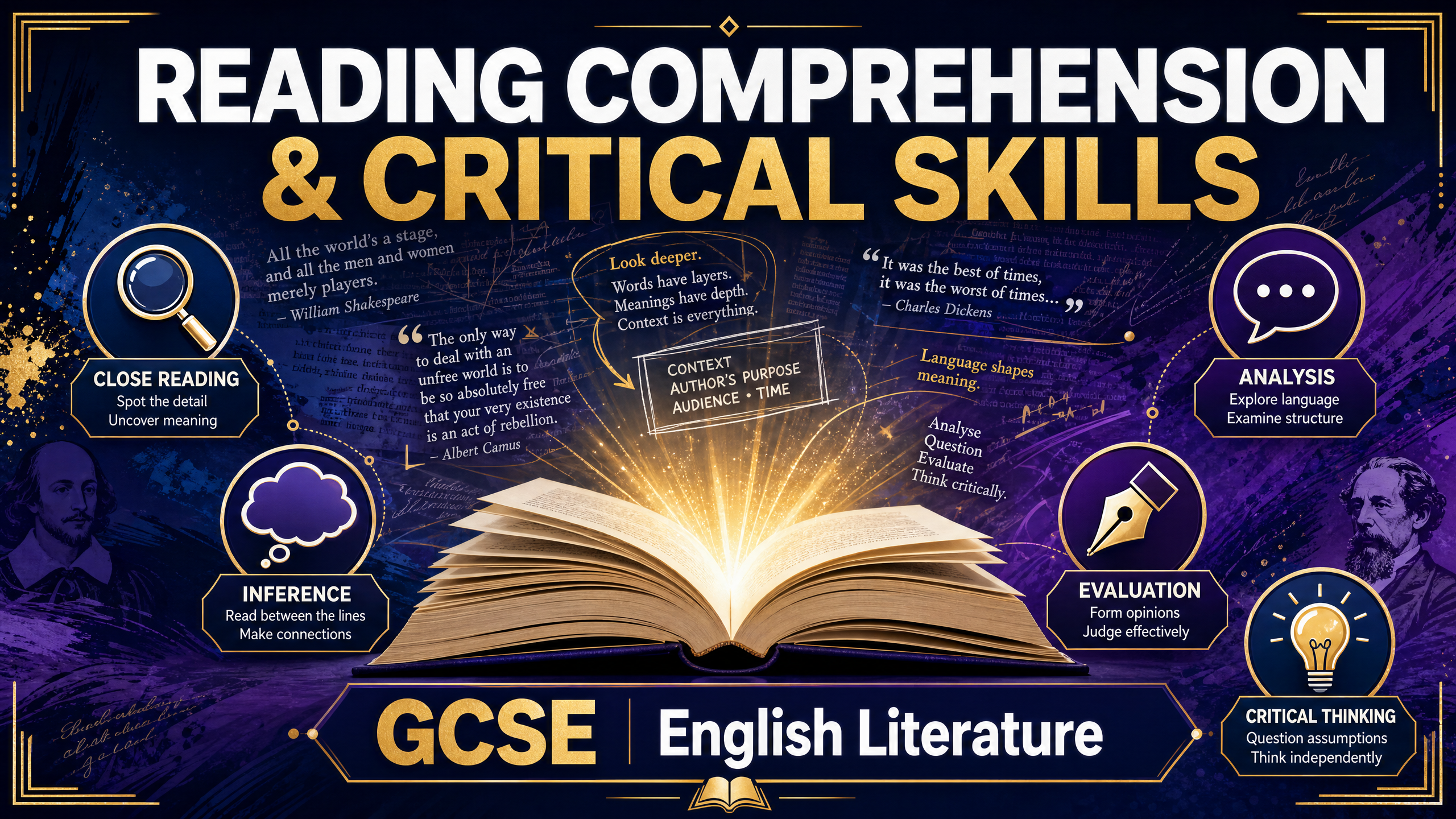 Reading Comprehension & Critical Skills