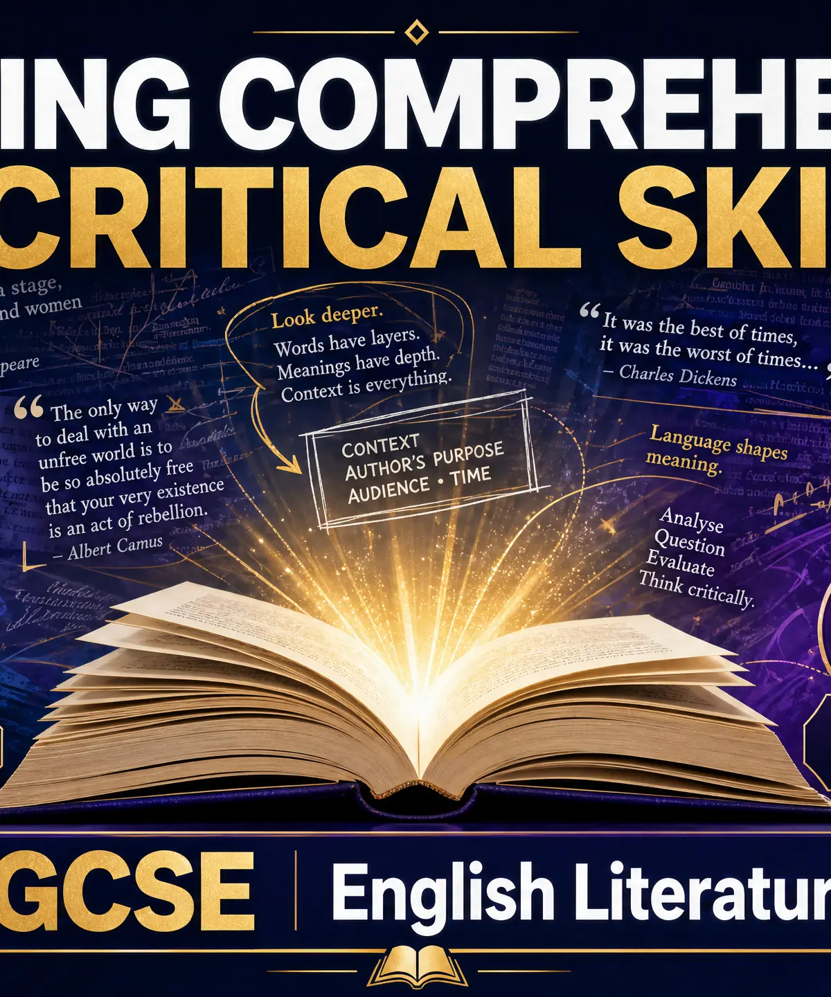 Reading Comprehension & Critical Skills