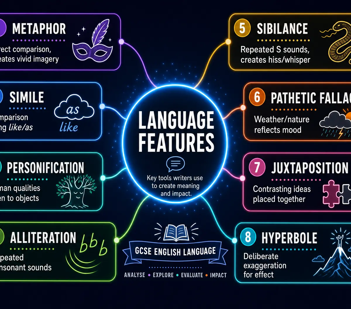 Key Language Features Mind Map