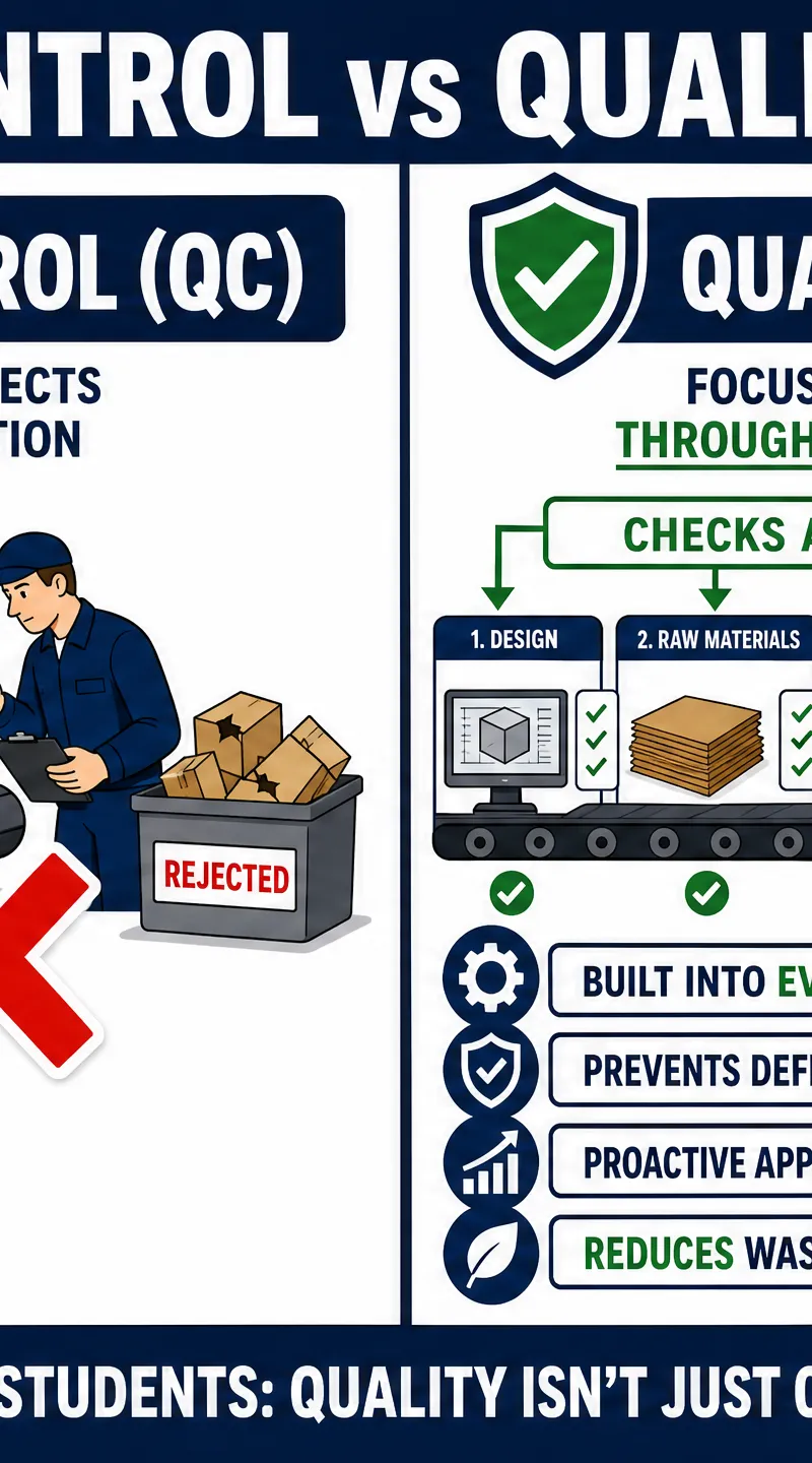 Quality Control vs Quality Assurance