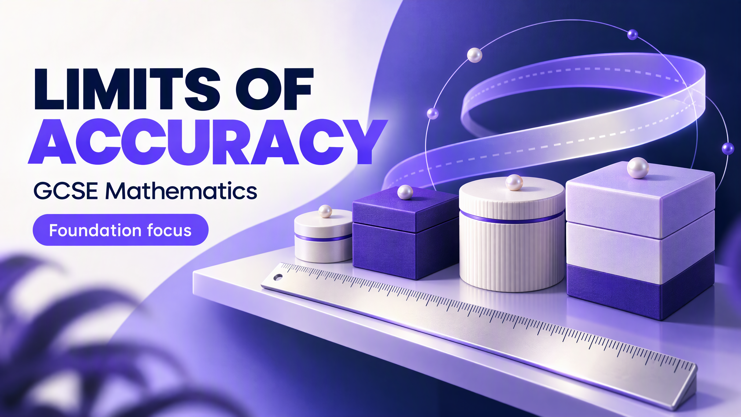 Limits of accuracy: GCSE Mathematics, Foundation focus.