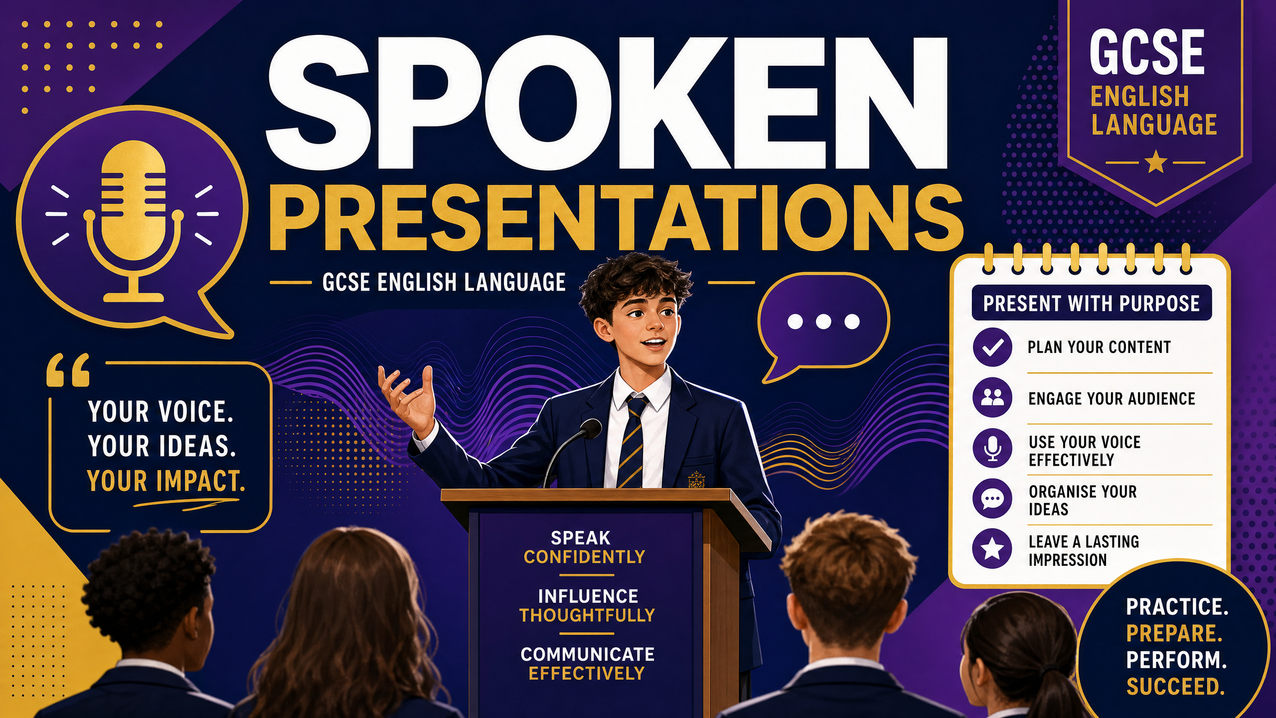 Spoken Presentations: Your Voice, Your Ideas, Your Impact.