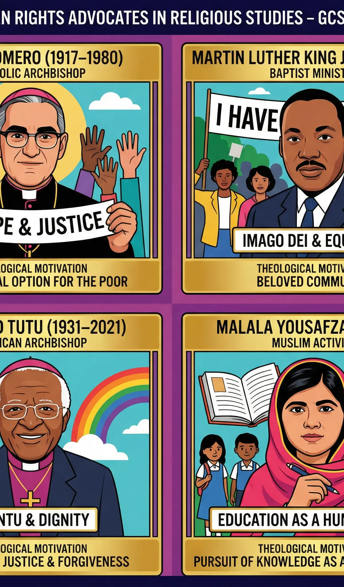 Key Human Rights Advocates in Religious Studies
