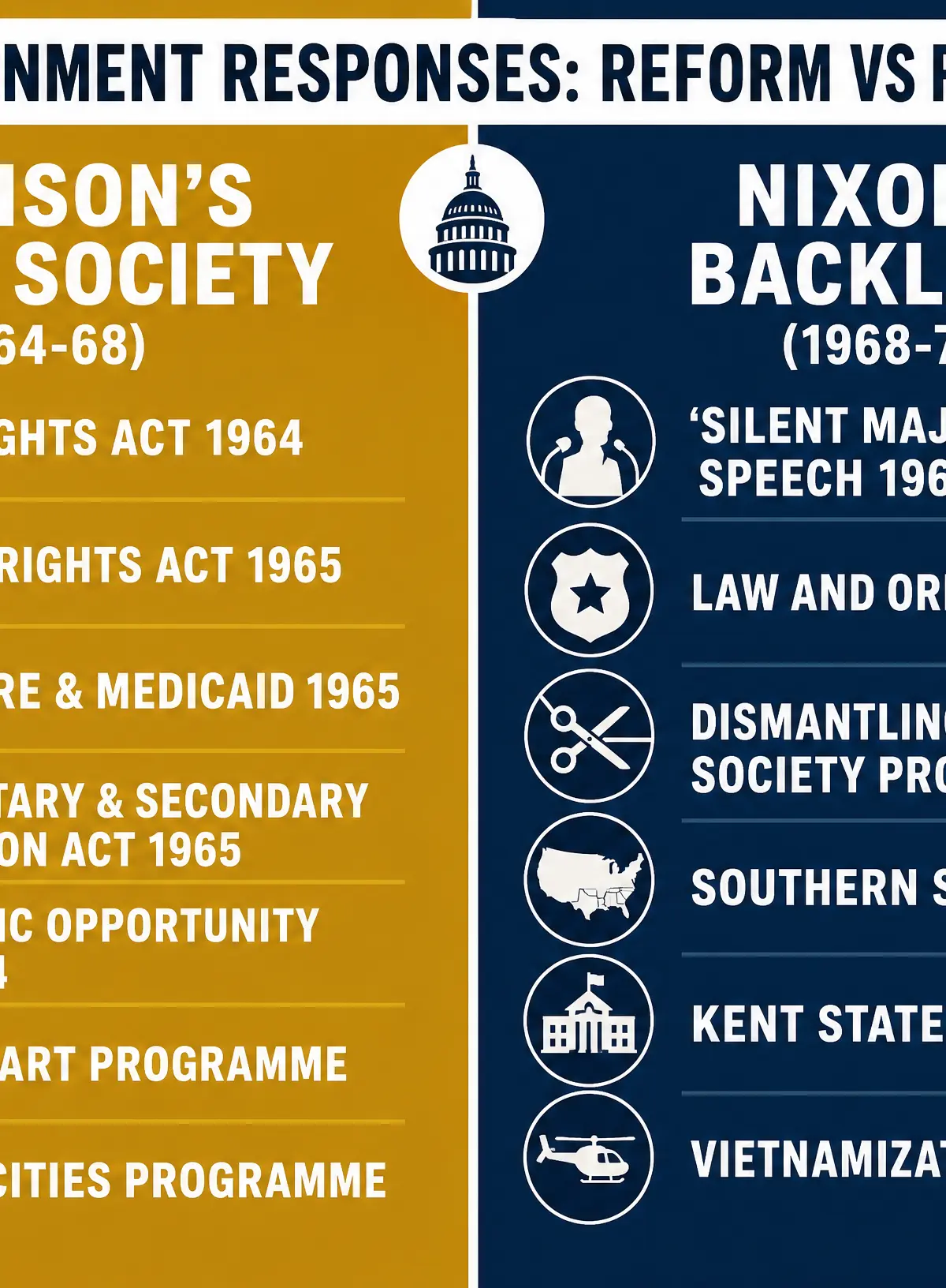 Government Responses: Reform vs Reaction